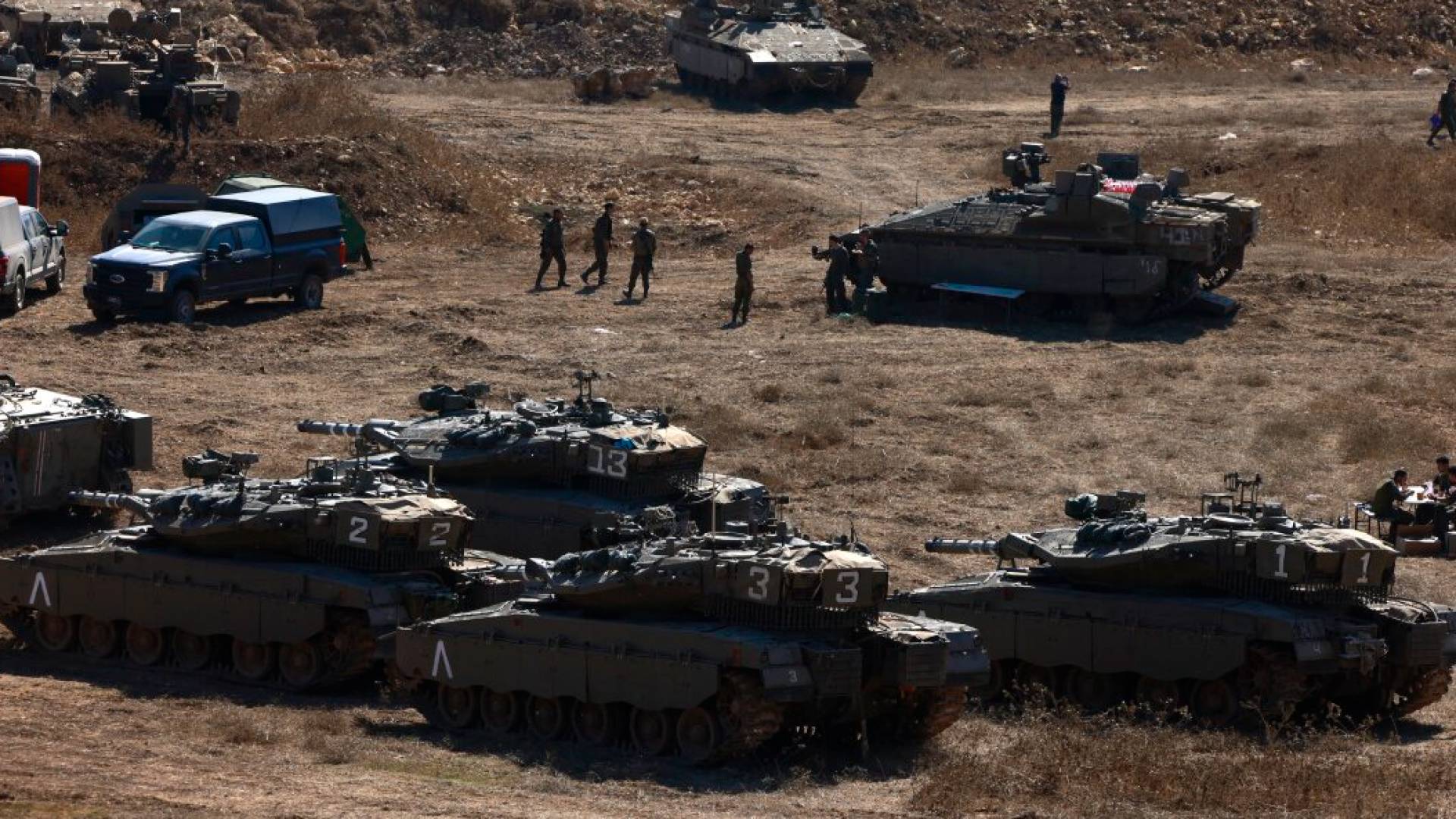 عناصر من جيش الاحتلال على الحدود اللبنانية - أرشيفية