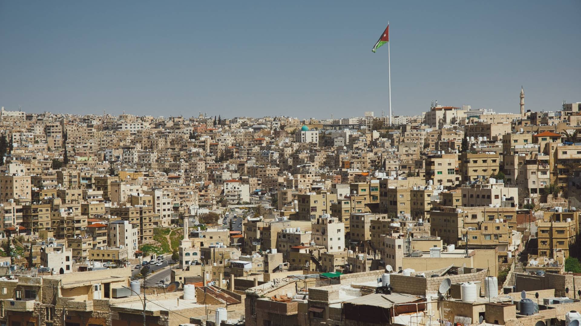 لقطة عامة للعاصمة عمان