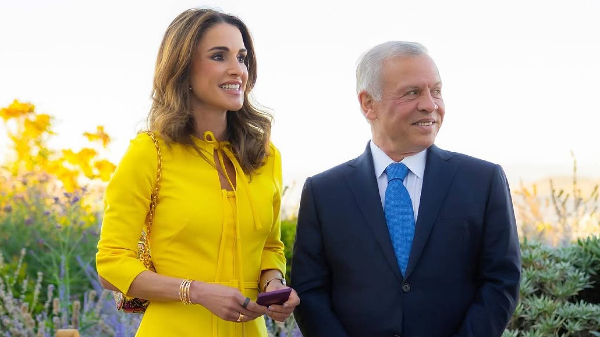 جلالة الملك عبدالله الثاني وجلالة الملكة رانيا العبدالله