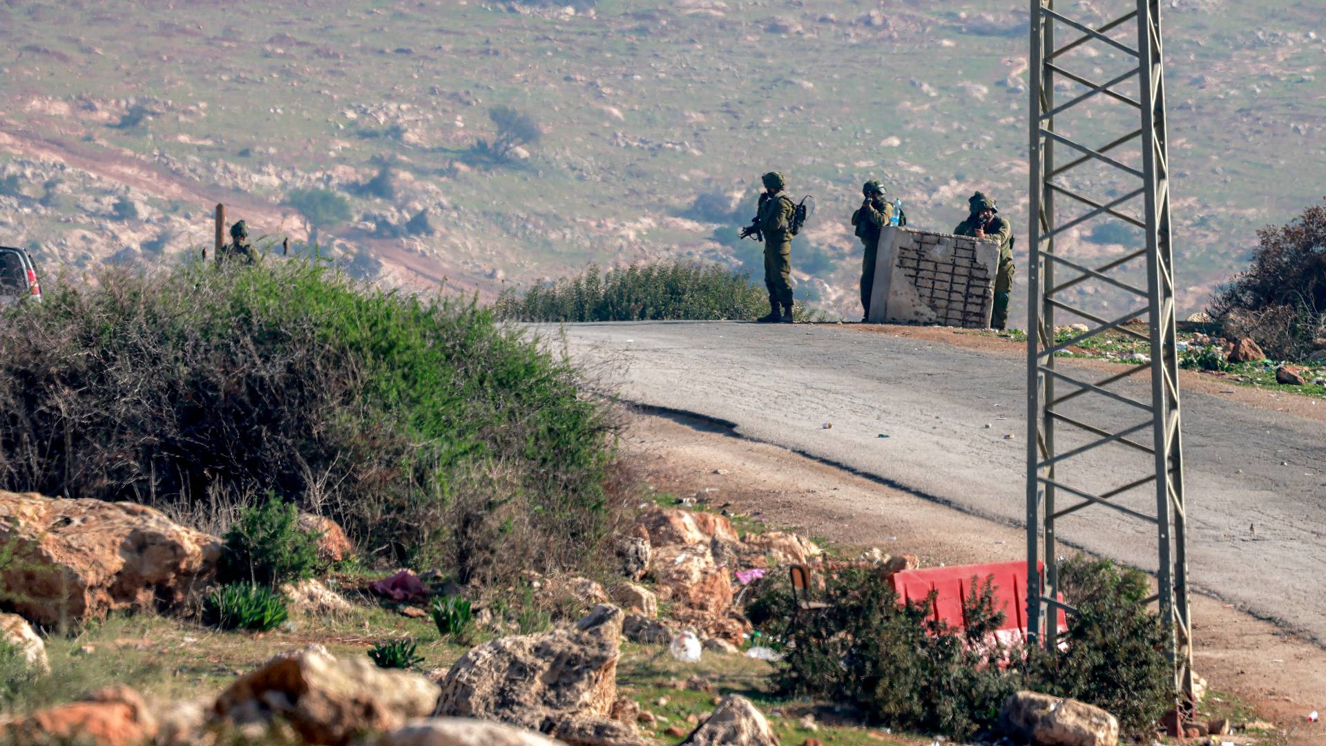 هجوم مسلح للاحتلال على حاجز تياسير شرق طوباس في شمال الضفة الغربية المحتلة