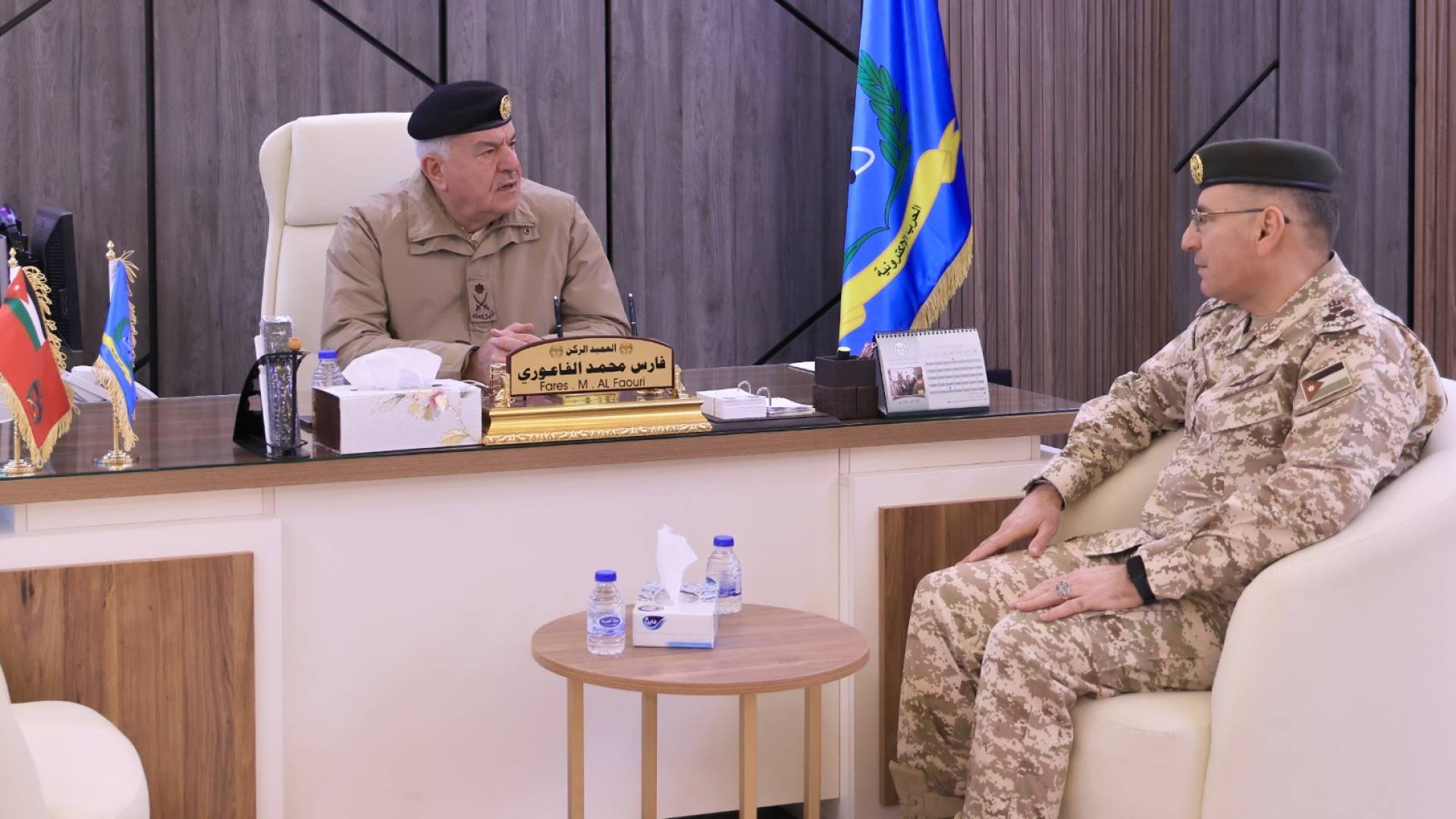 رئيس هيئة الأركان المشتركة اللواء الركن يوسف أحمد الحنيطي