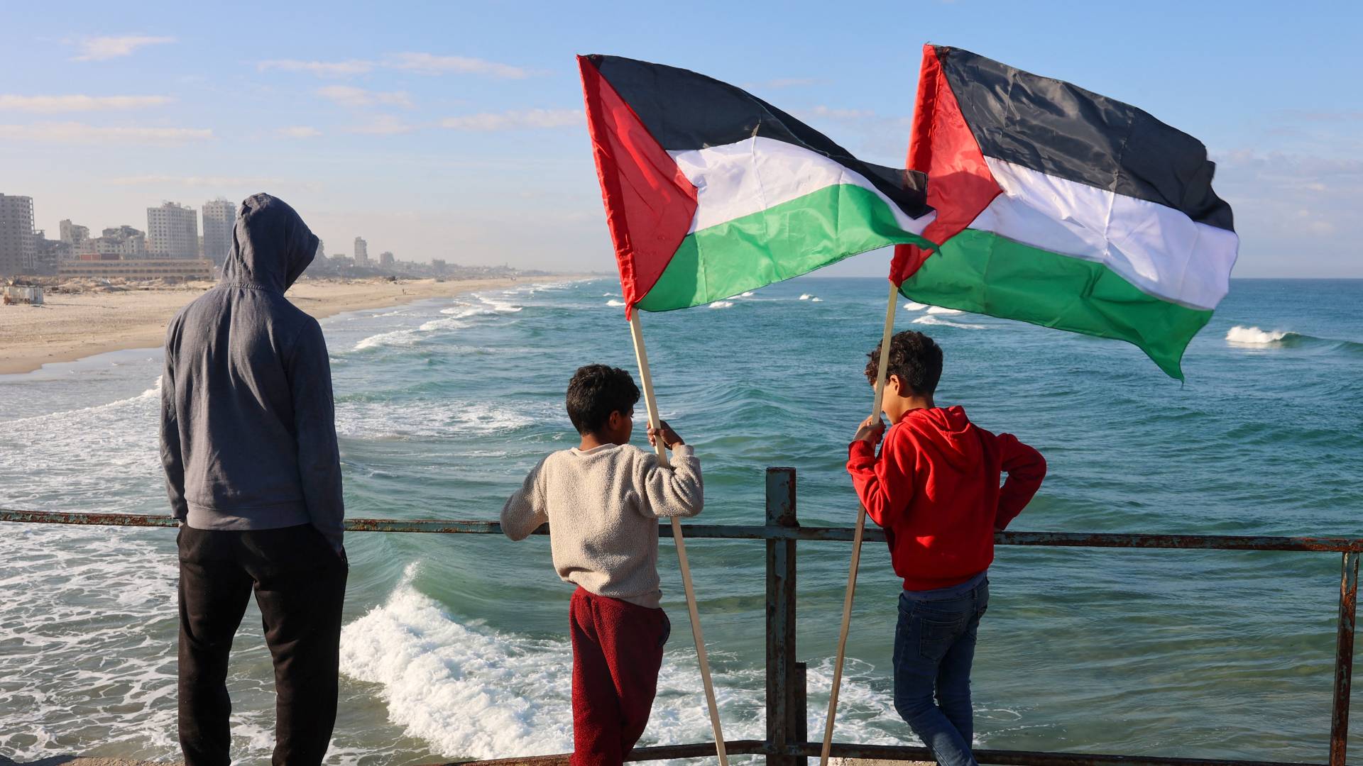 أطفال فلسطينيين في قطاع غزة