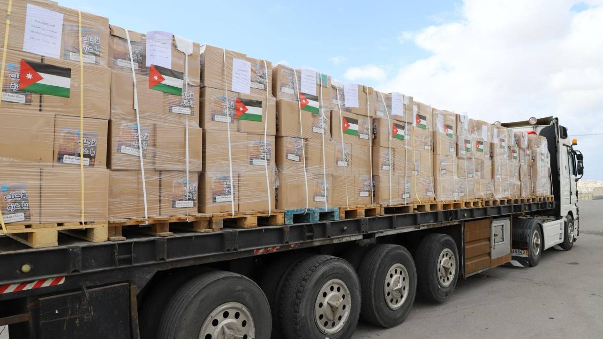 قوافل برية لغزة