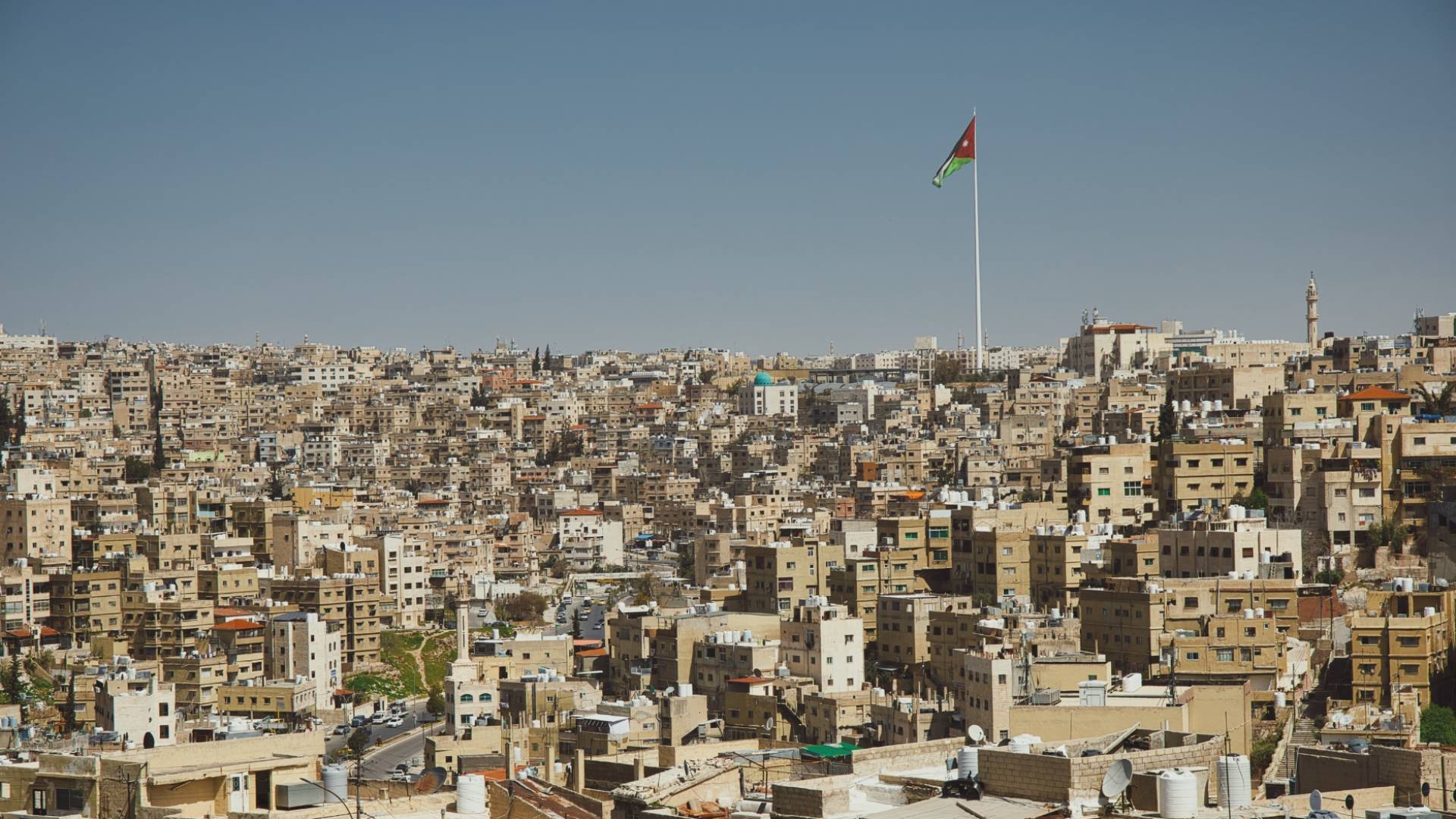 لقطة عامة للعاصمة عمان