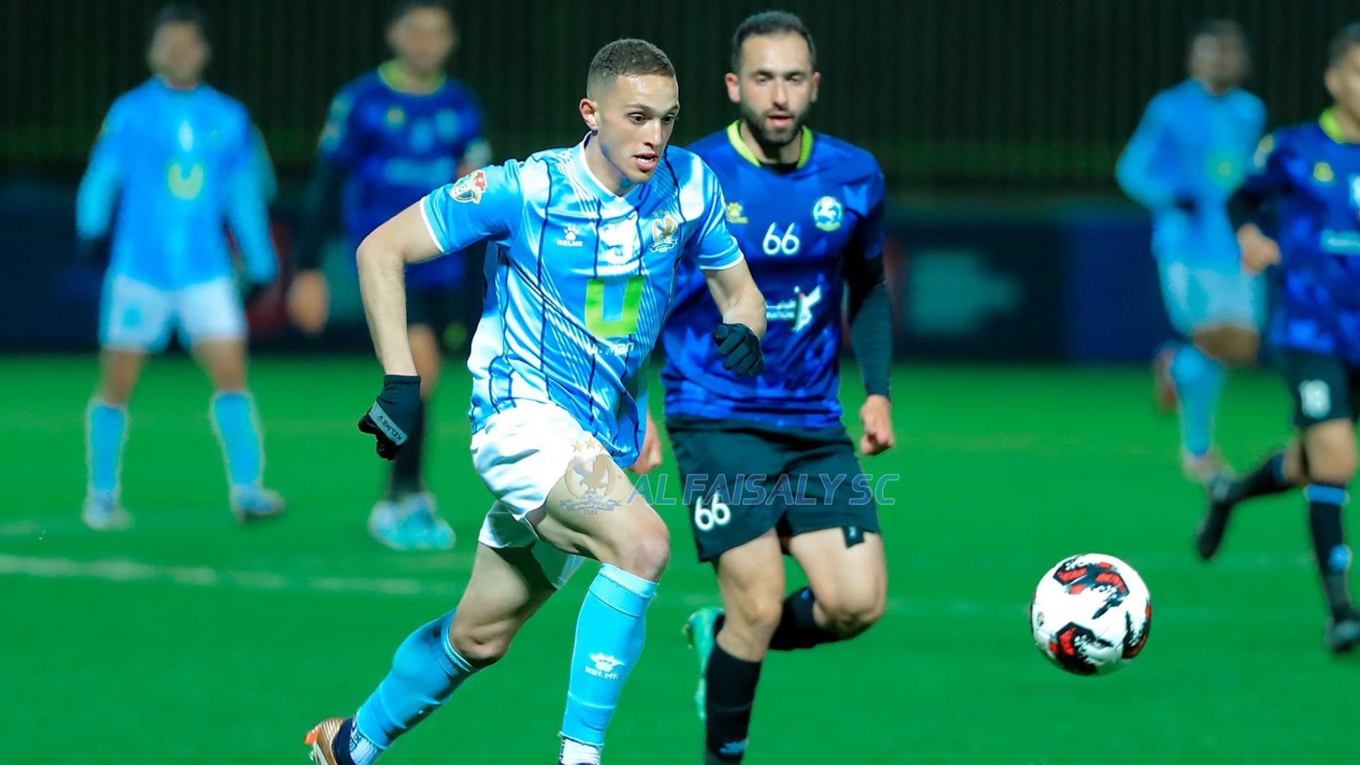 من مباراة سابقة بين الفيصلي والسلط