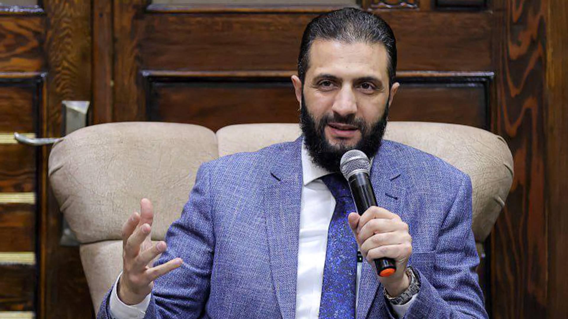 الرئيس السوري أحمد الشرع