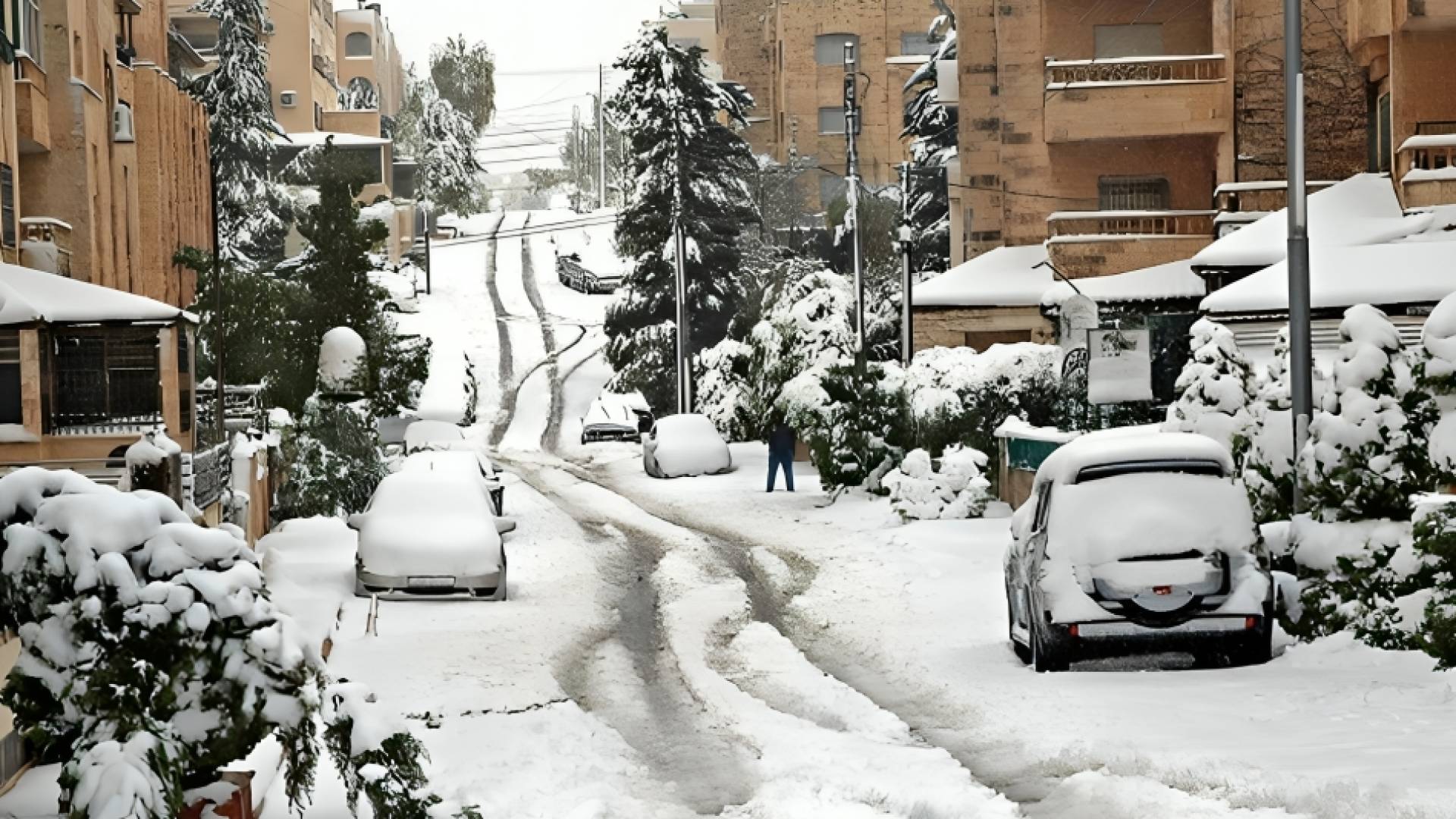 ثلوج في الأردن "أرشيفية"