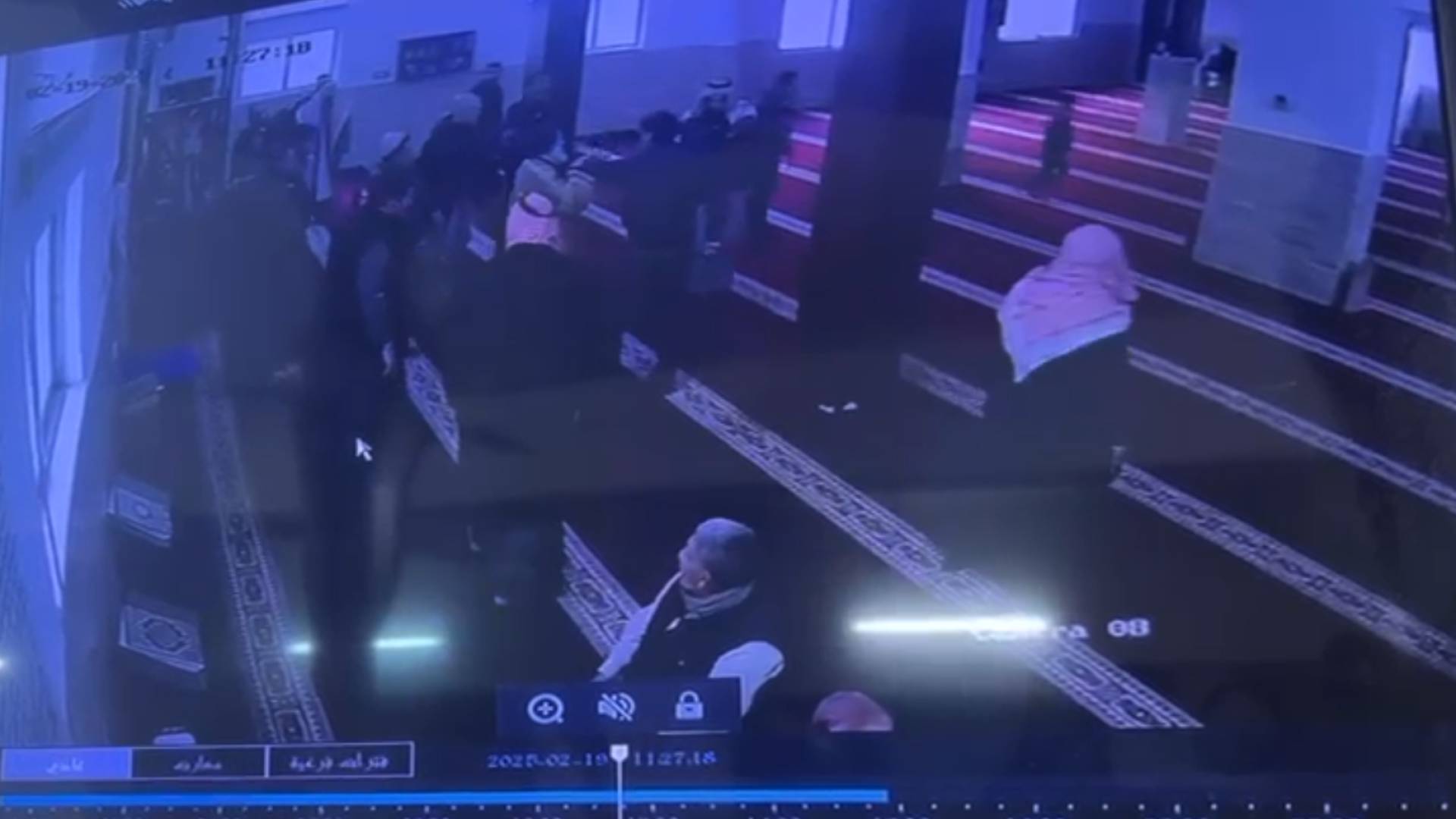 مشهد من مقطع الفيديو