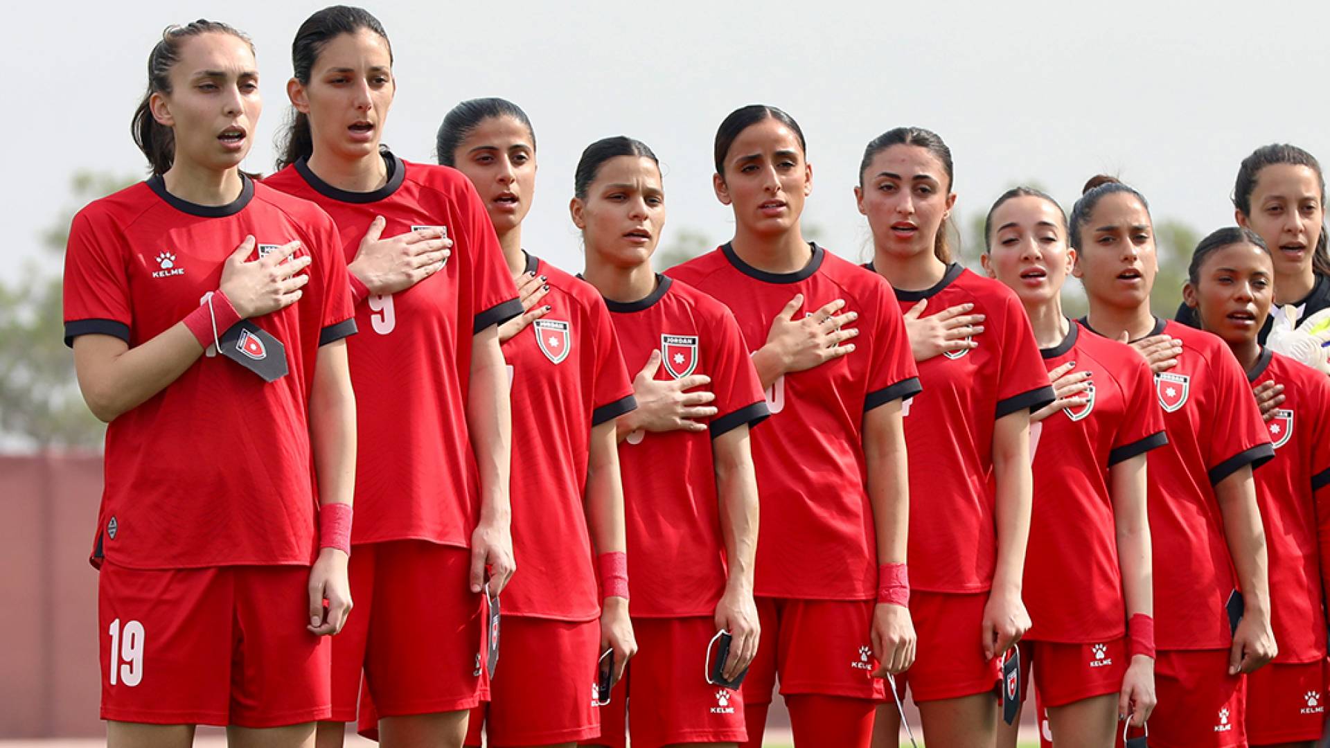 لاعبات المنتخب الوطني