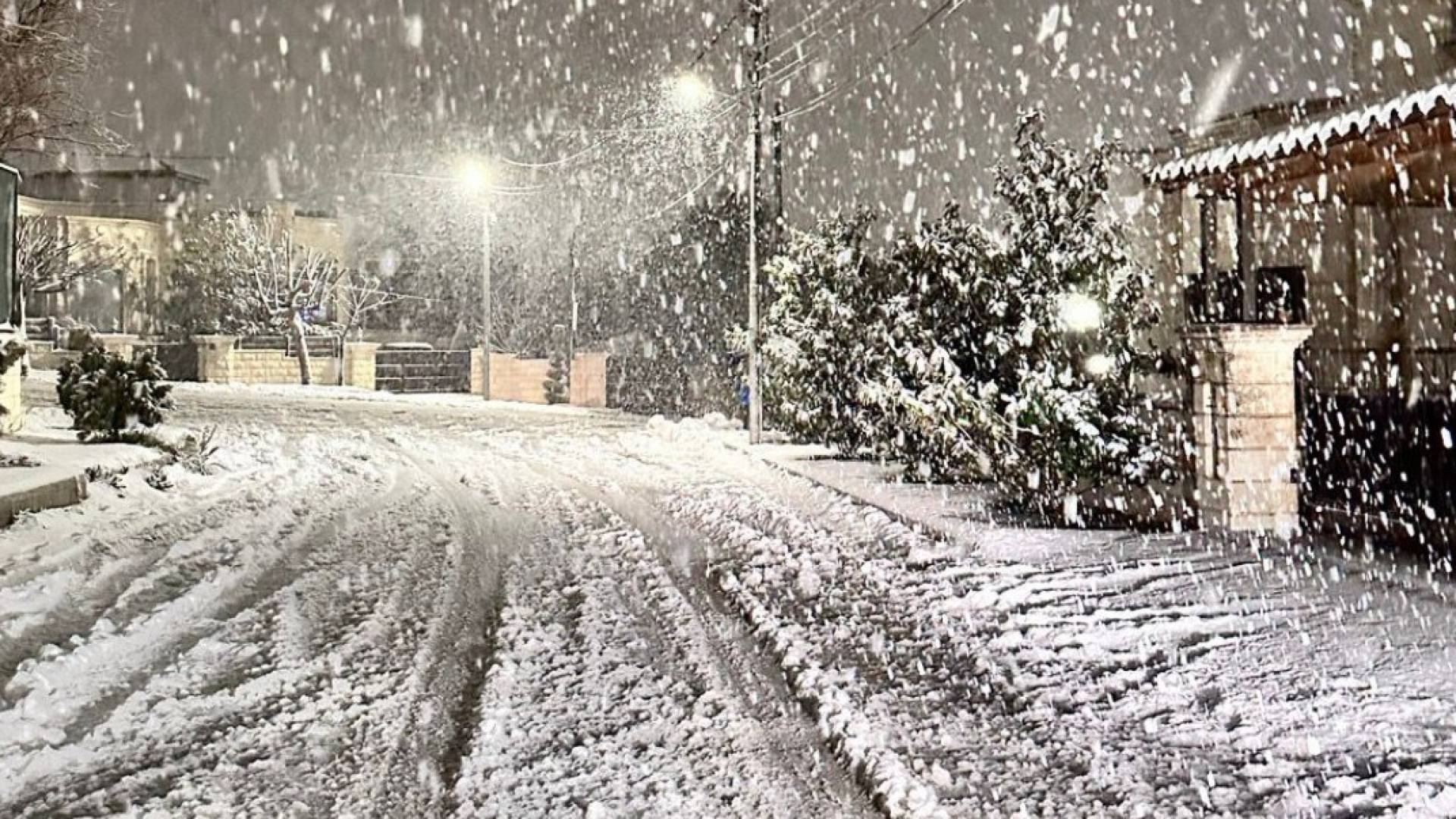 ثلوج في الأردن "أرشيفية"