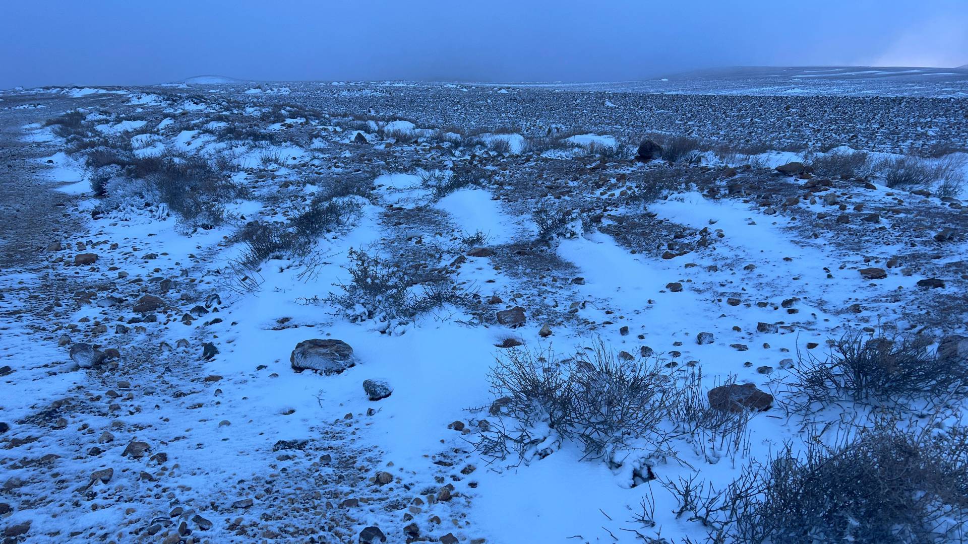 ثلوج في الأردن "أرشيفية"