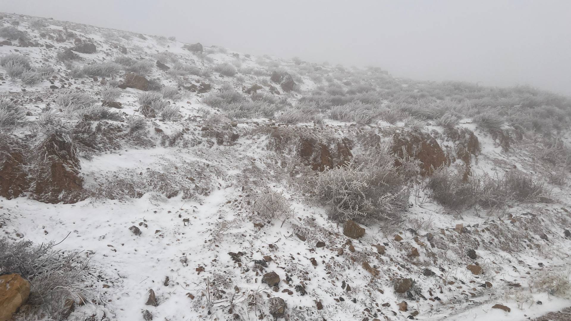 ثلوج في الأردن "أرشيفية"