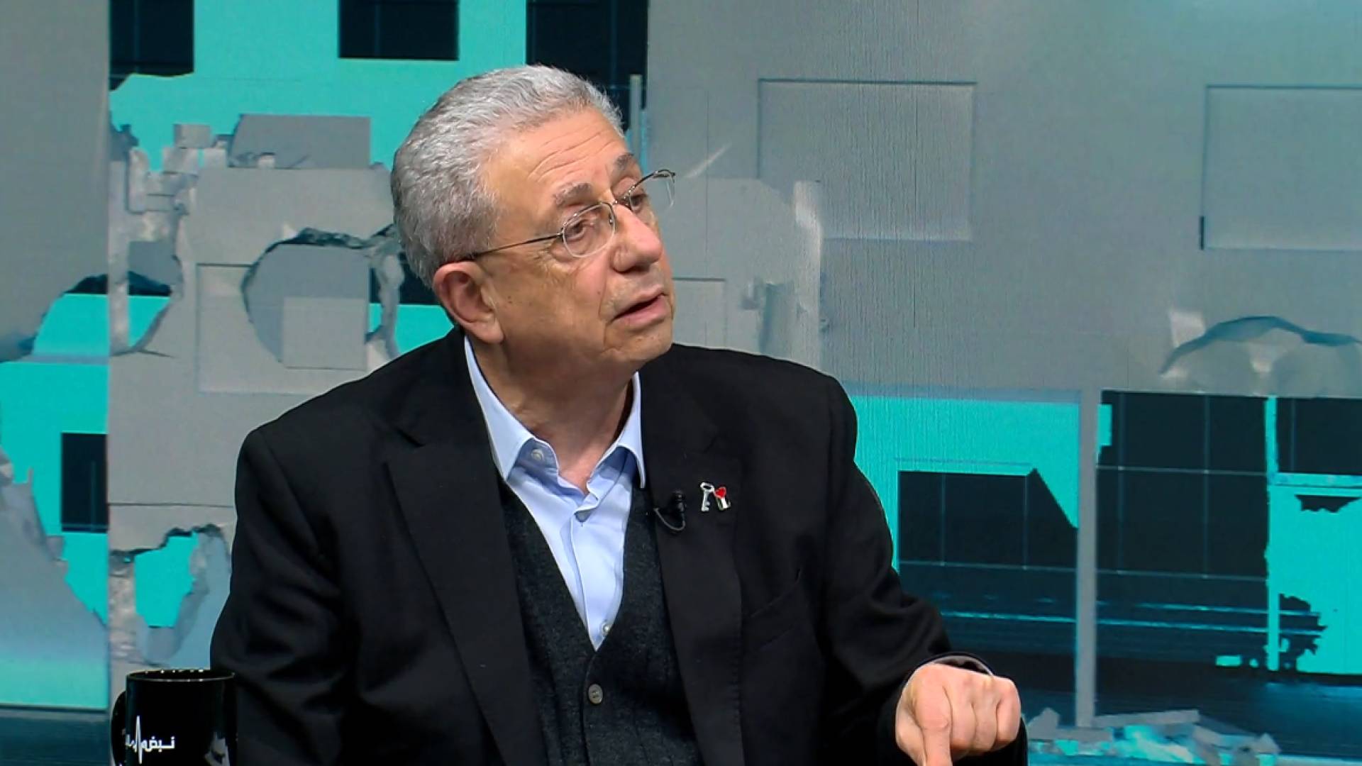 أمين عام المبادرة الوطنية الفلسطينية، الدكتور مصطفى البرغوثي