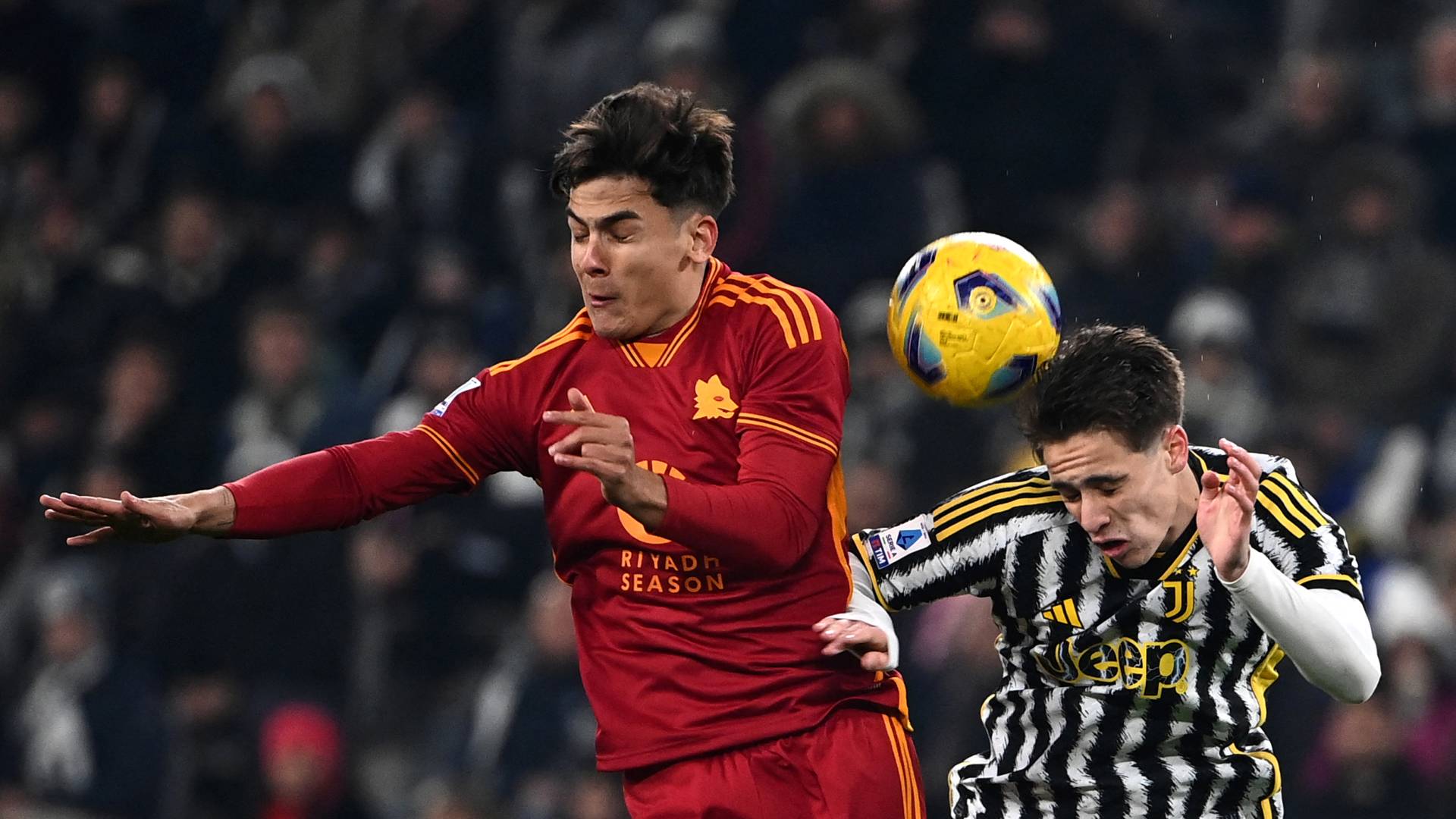 لاعب روما ديابالا من مباراة سابقة