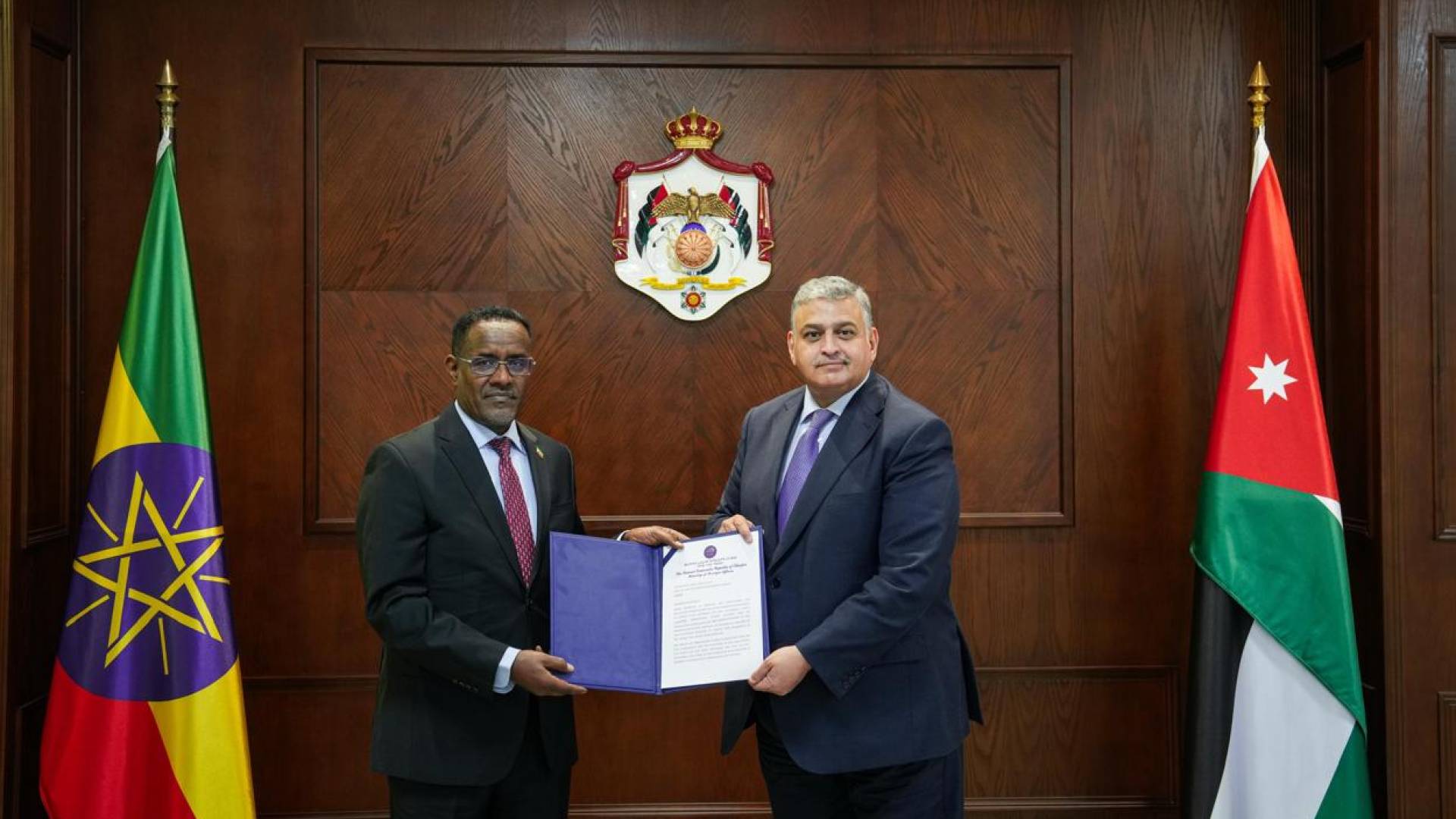 الخارجية تتسلّم أوراق اعتماد السفير الإثيوبي الجديد