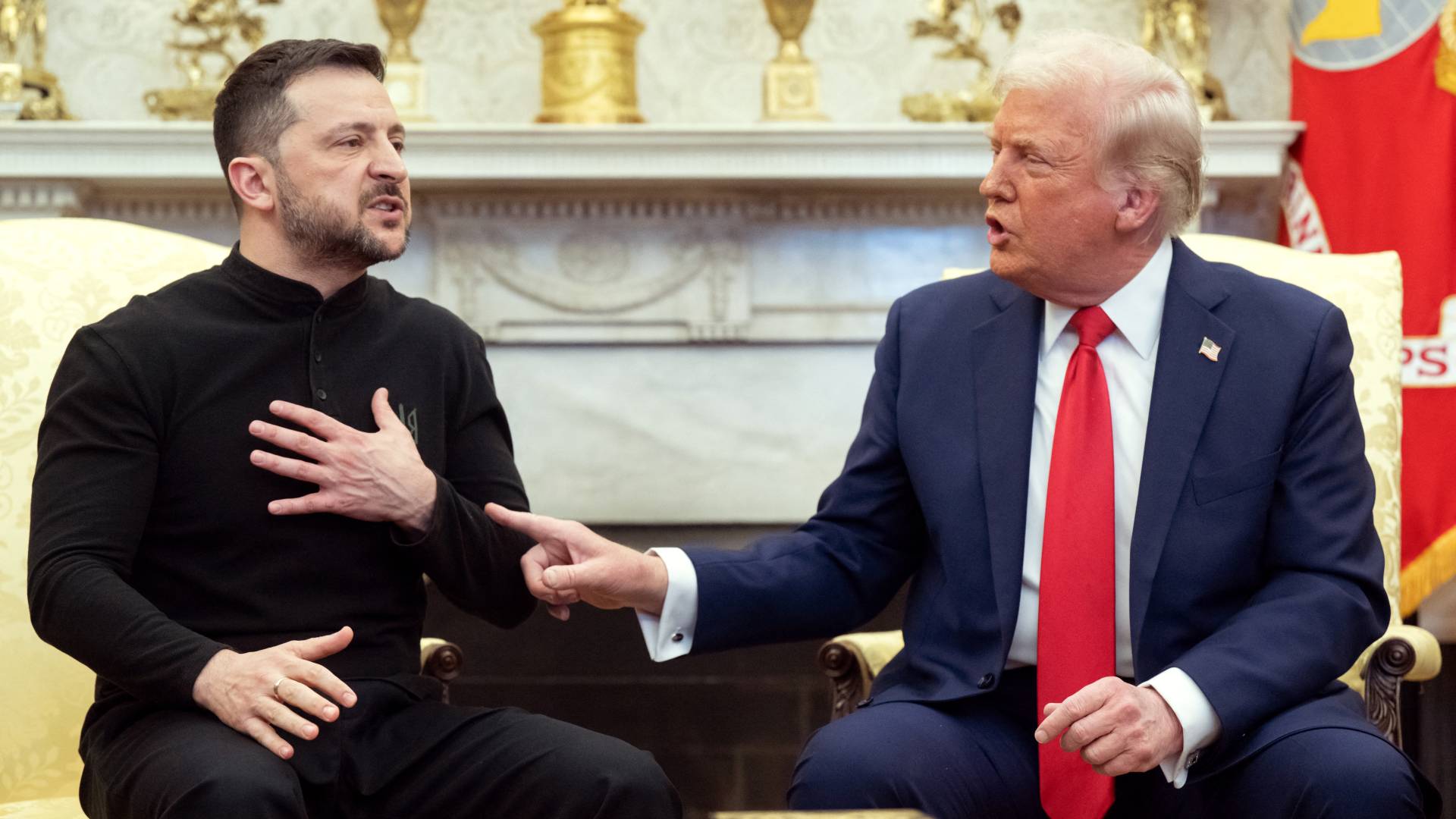 الرئيس الأمريكي دونالد ترمب والرئيس الأوكراني