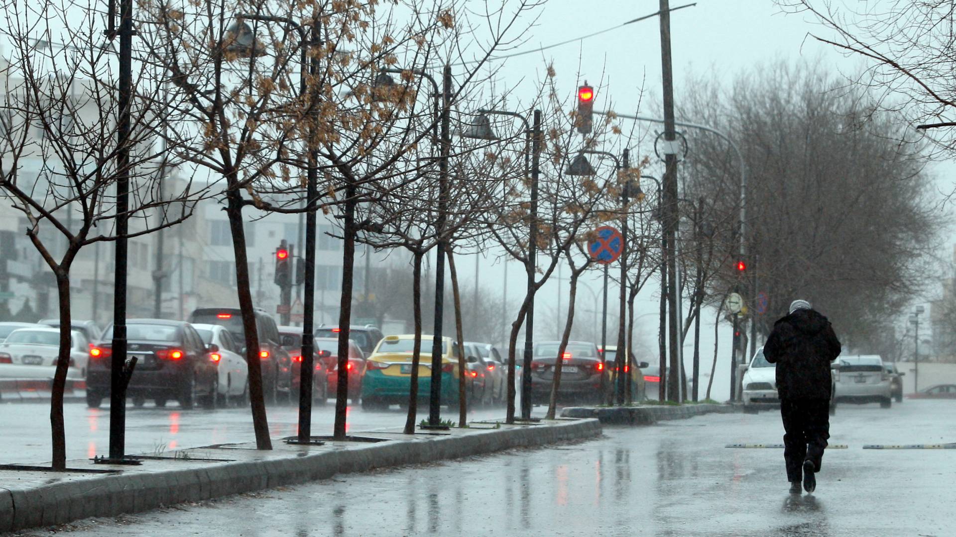 أمطار في الاردن - تعبيرية