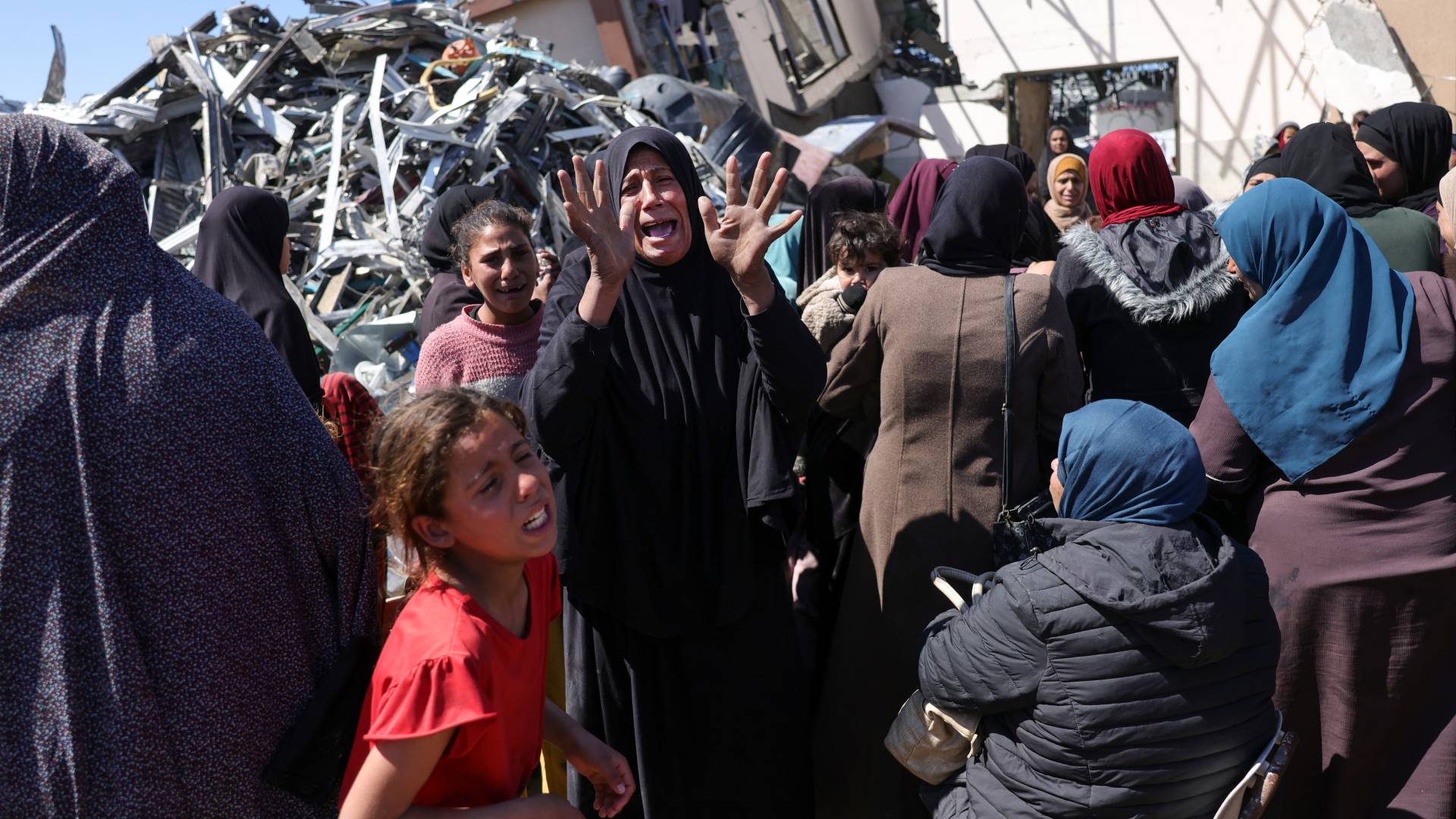 امرأة فلسطينية من قطاع غزة