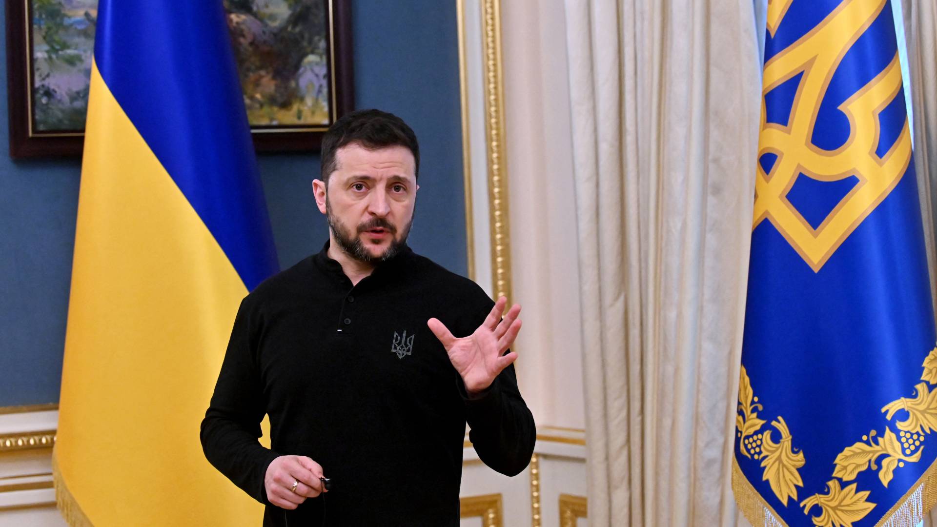 الرئيس الأوكراني فولوديمير زيلينسكي