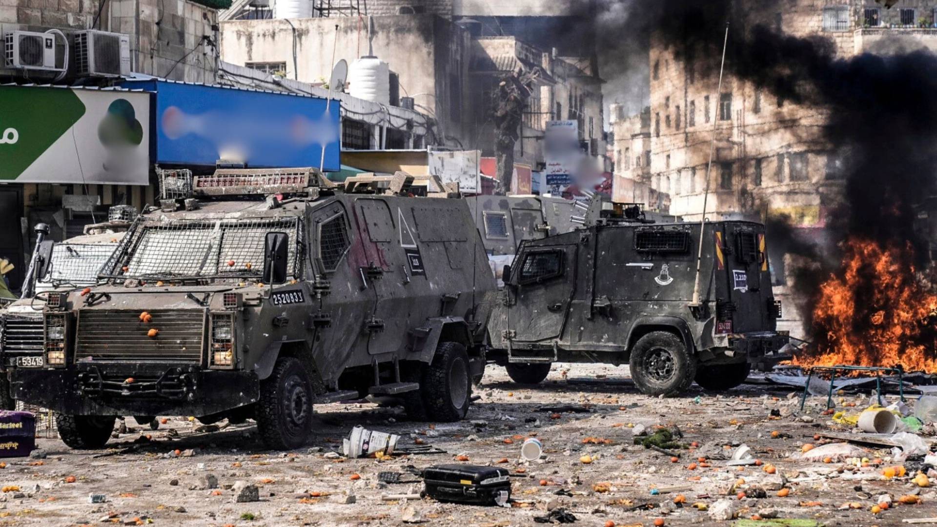 آليات عسكرية للاحتلال بالضفة الغربية