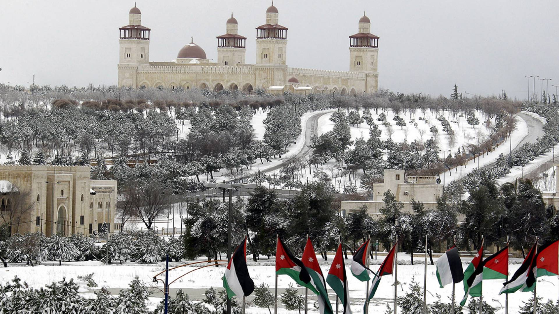 تساقط الثلوج في الأردن - أرشيفية