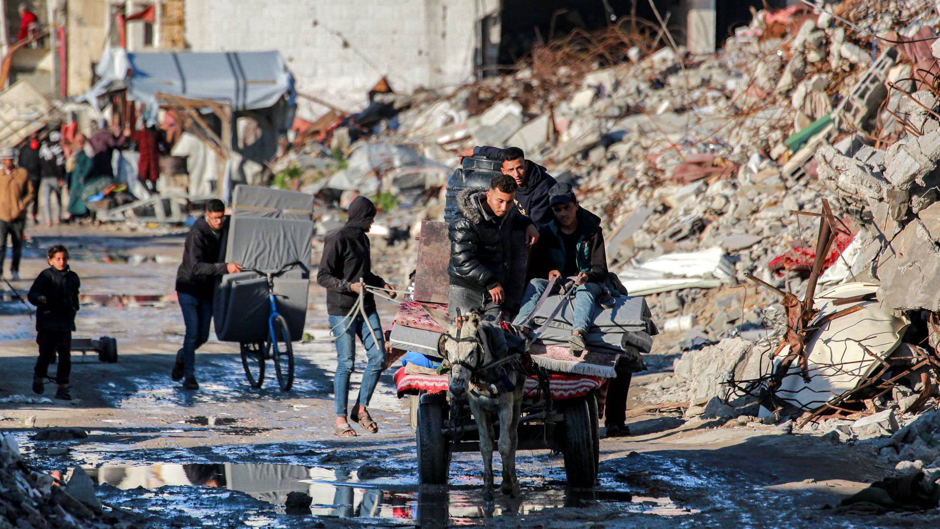 نازحون من قطاع غزة