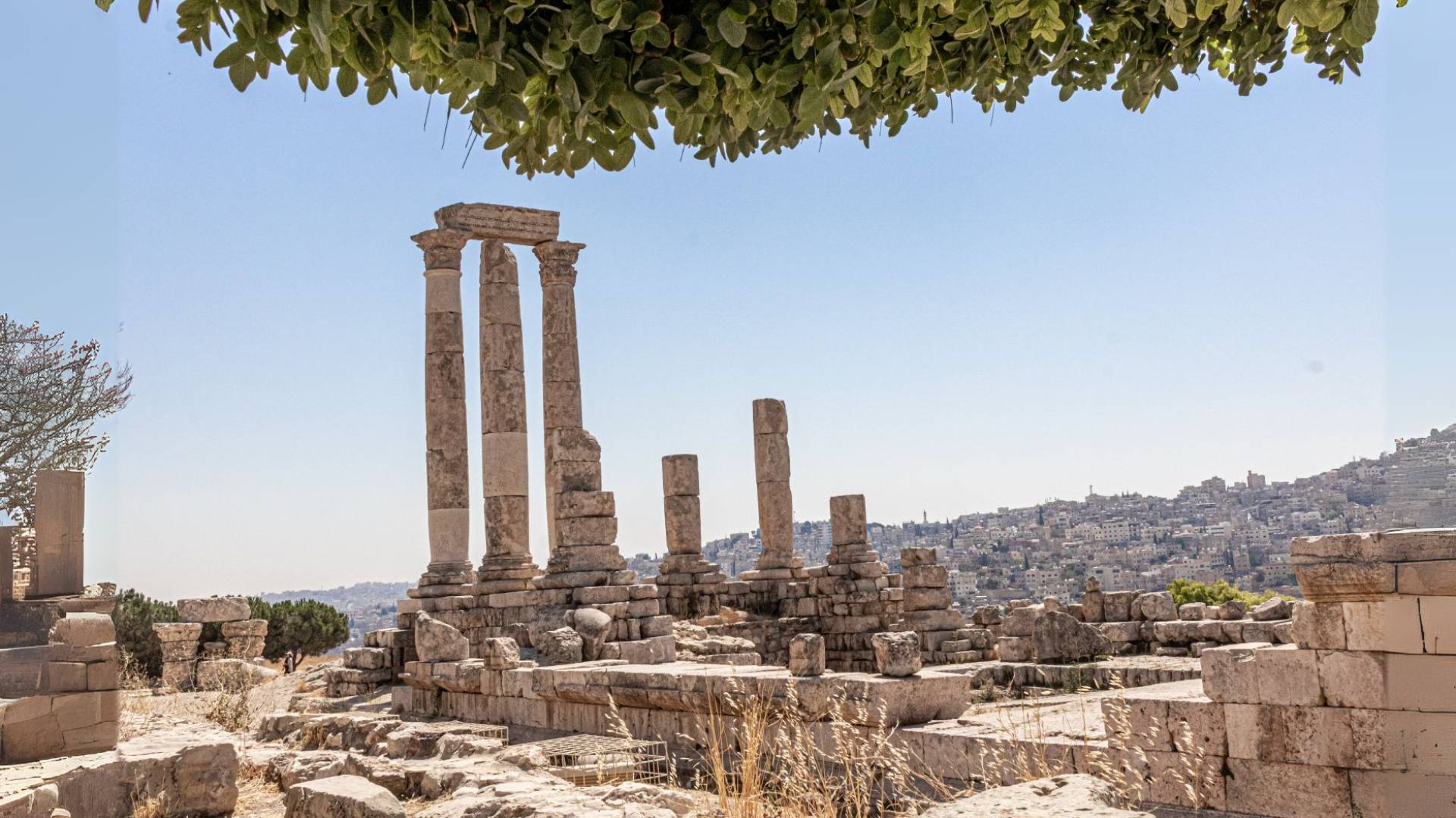 لقطة عامة للعاصمة عمان