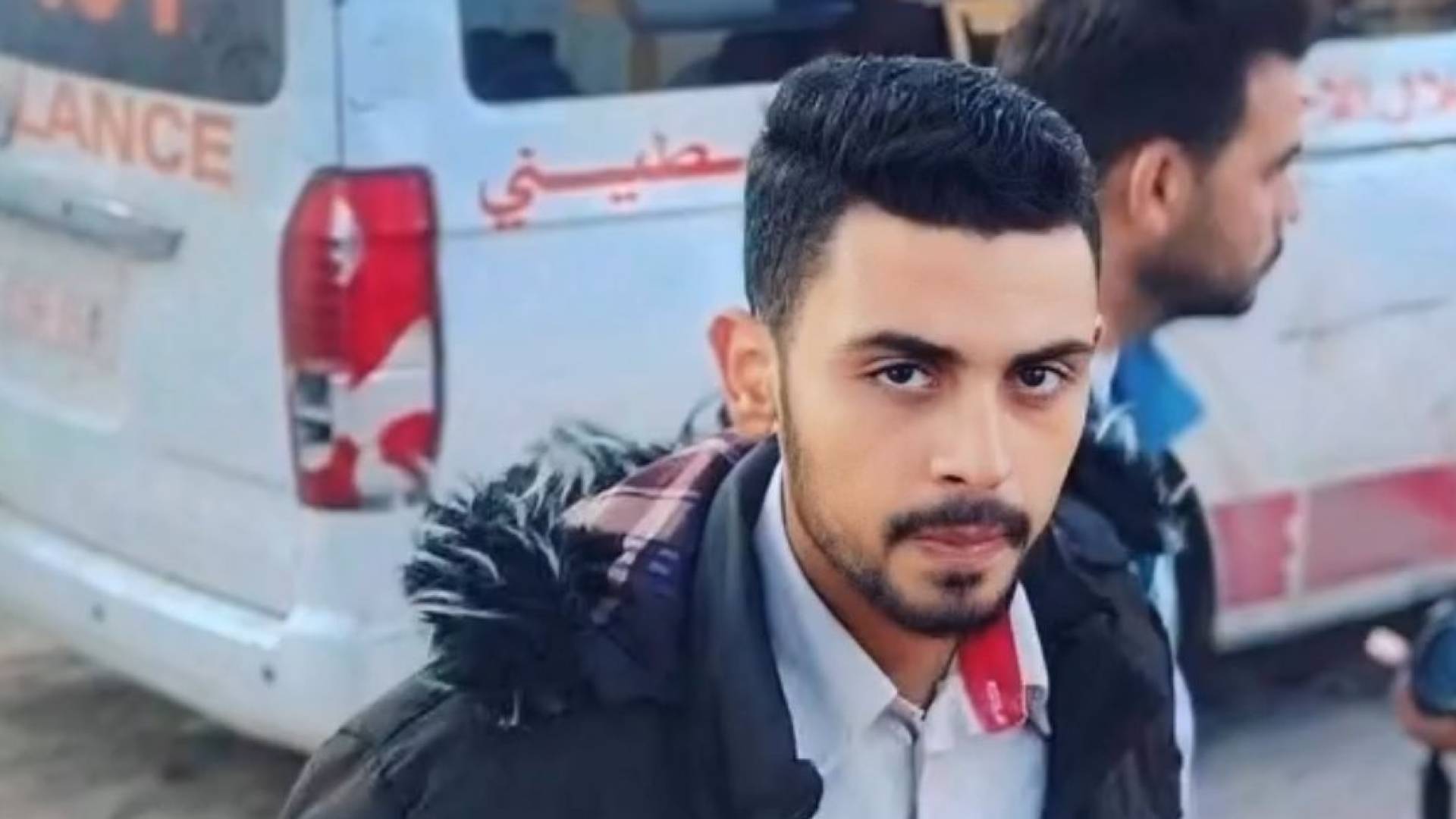 صورة للمسعف رفعت رضوان