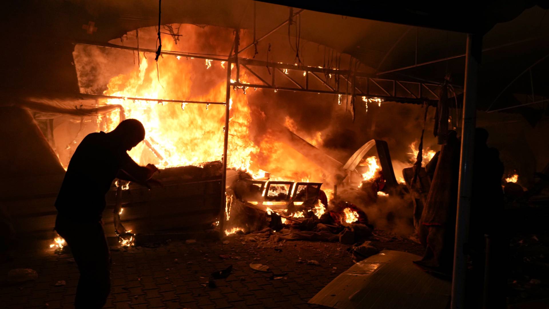 استهداف الخيام في قطاع غزة