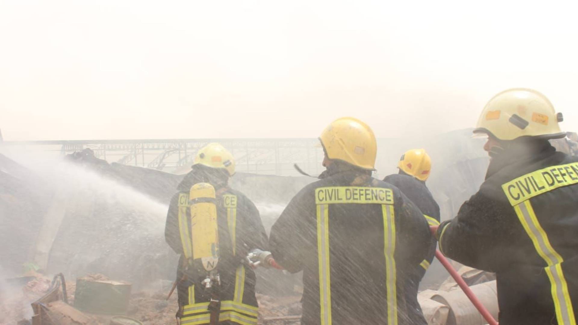 اندلاع حريق في القطرانه