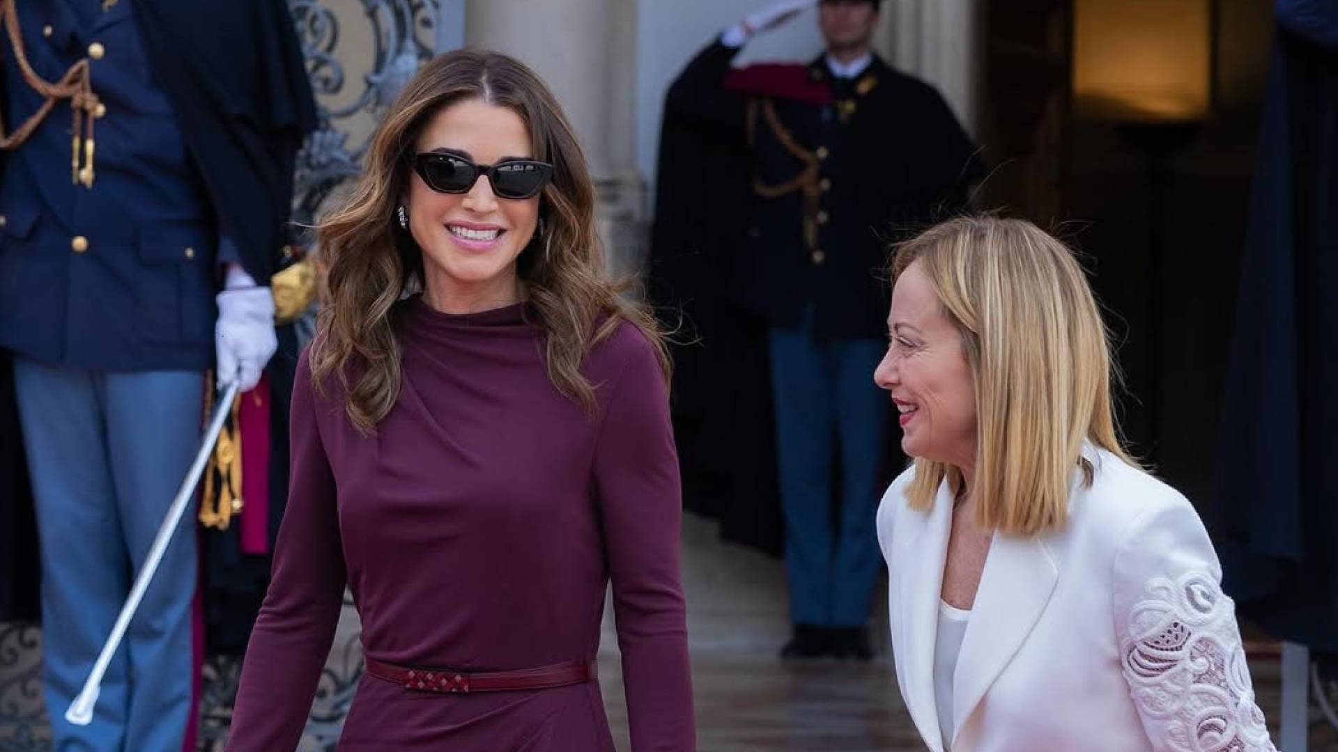 الملكة رانيا تبحث الأزمة الإنسانية في غزة مع رئيسة وزراء إيطاليا