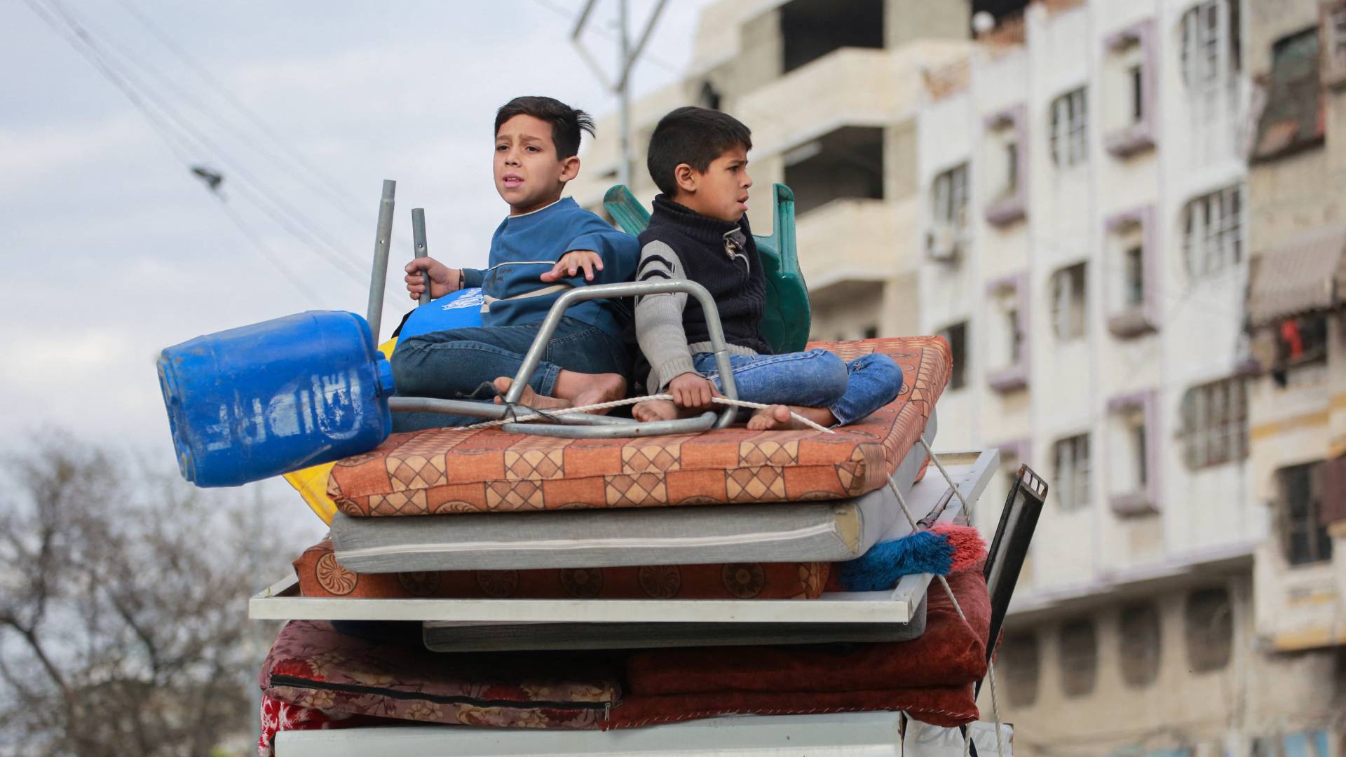 أطفال فلسطينيين في قطاع غزة