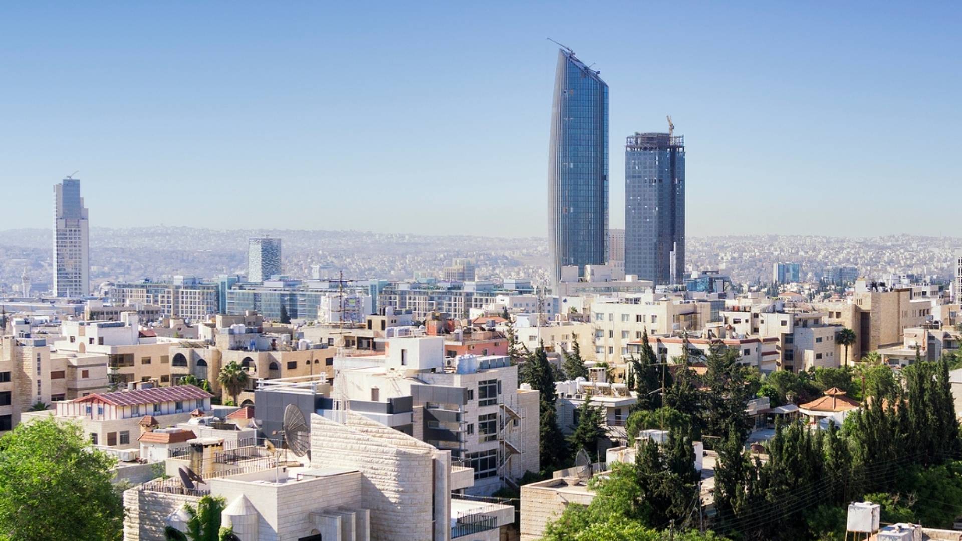 مساكن في أحد مناطق عمان - تعبيرية