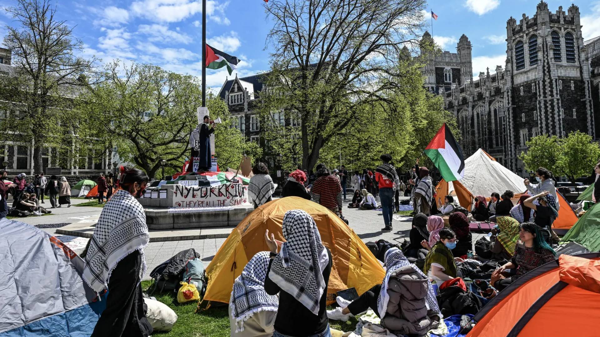 مظاهرات مؤيدة لفلسطين في الولايات المتحدة