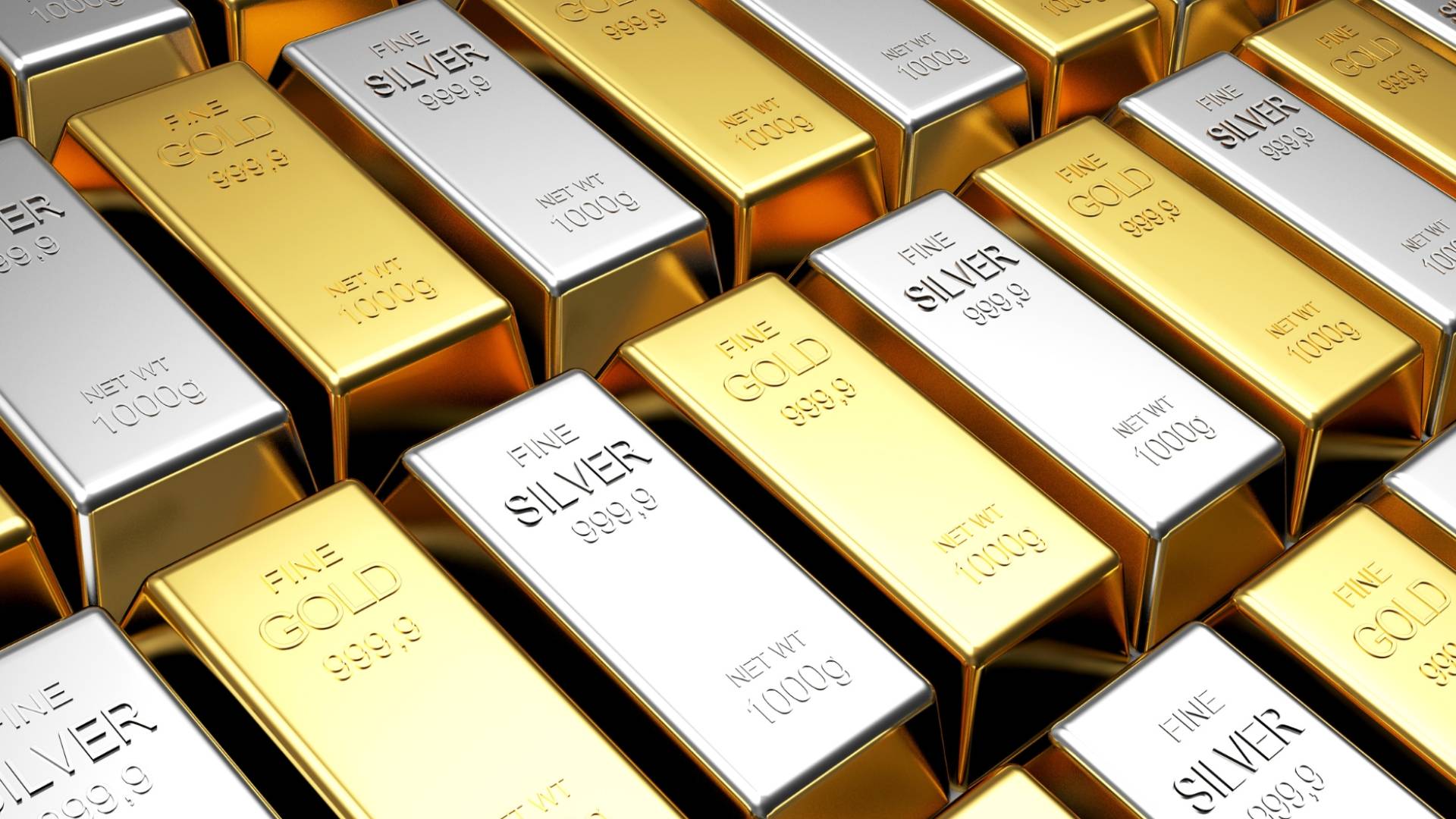 أونصات فضة وذهب