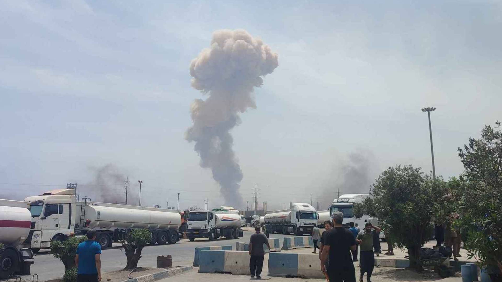 آثار الانفجار