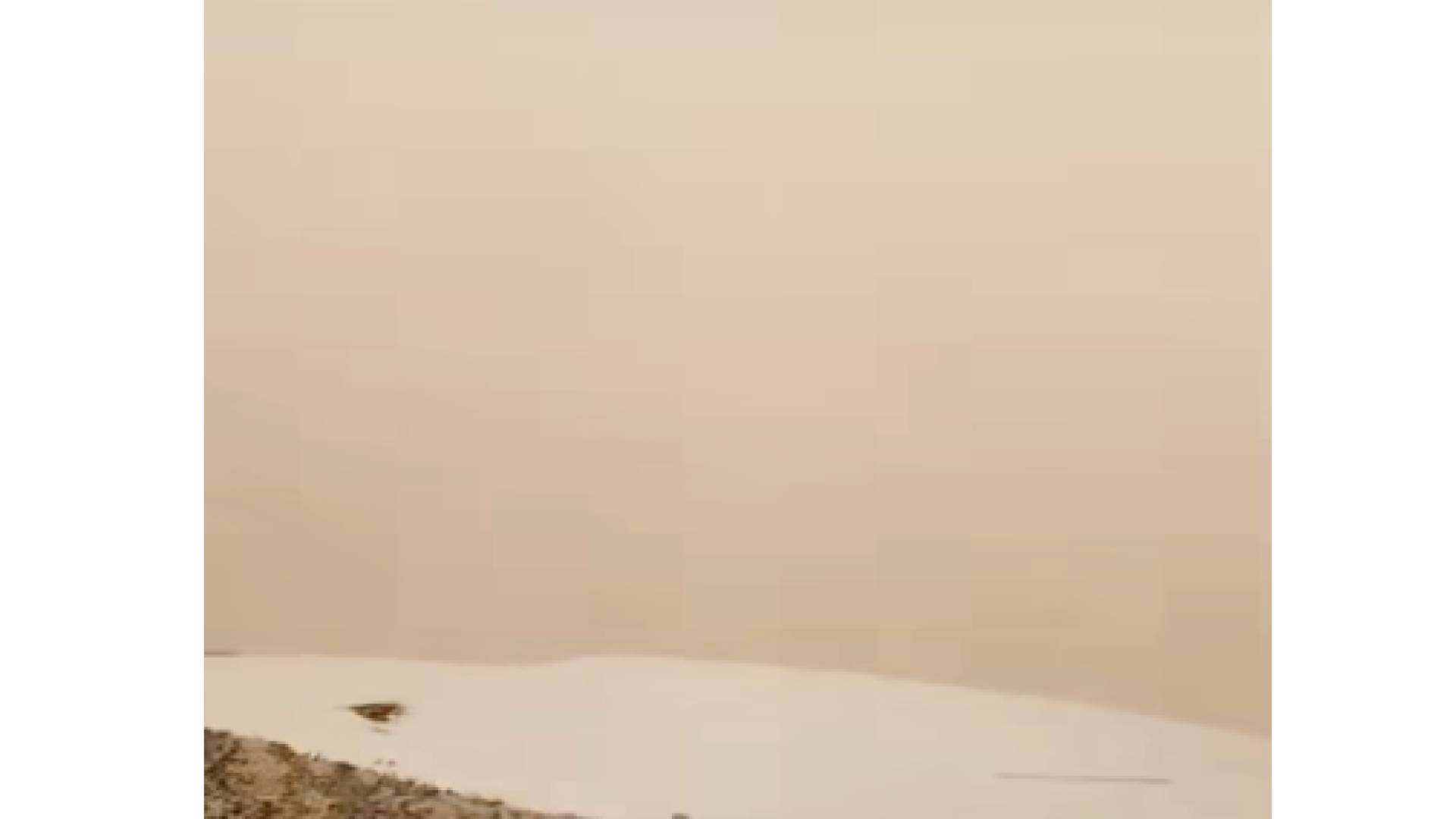 غبار كثيف في وادي عربة