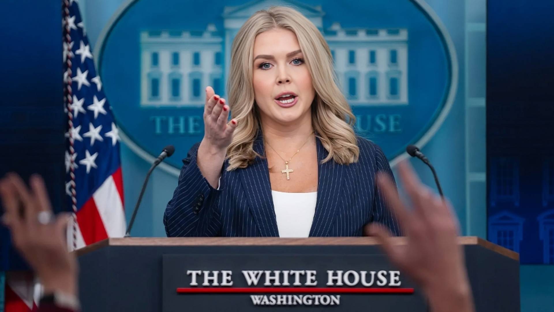 المتحدثة باسم البيت الأبيض كارولين ليفيت