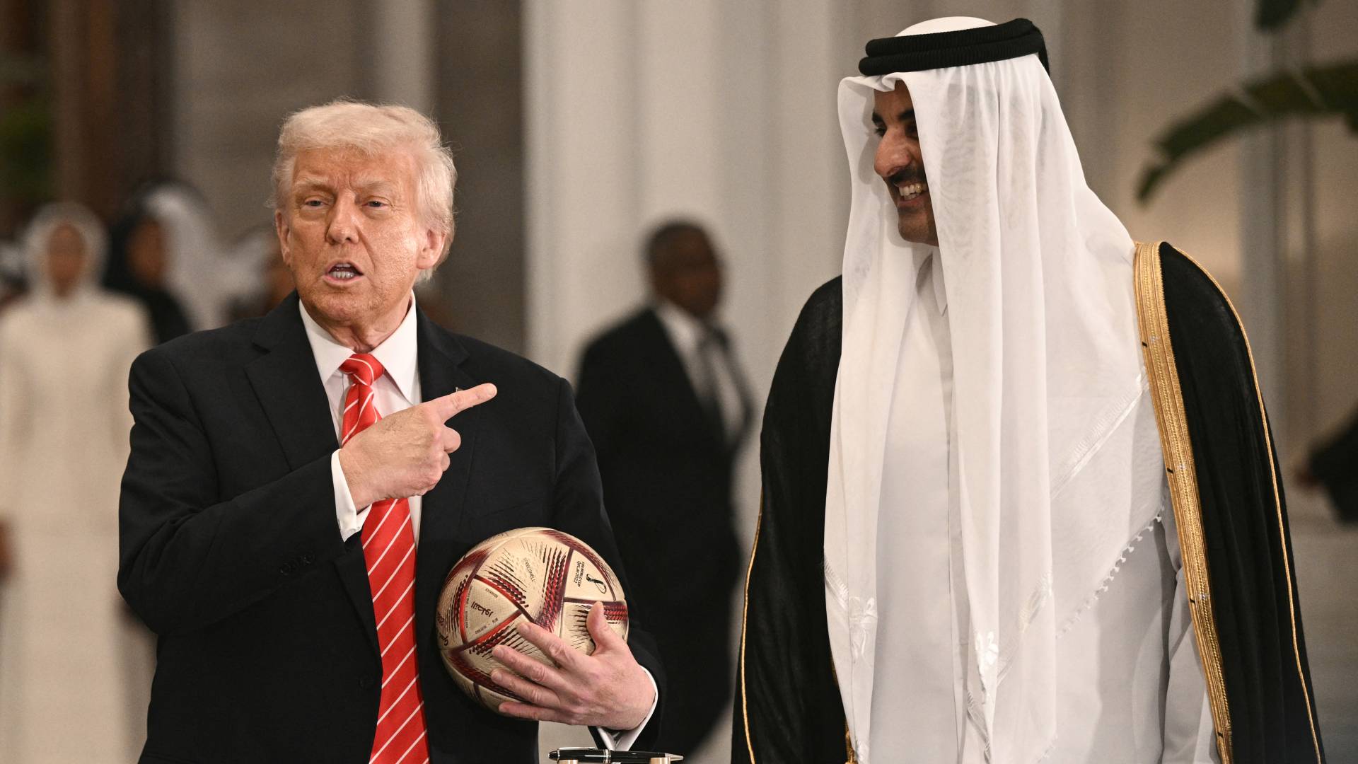 أمير قطر وترمب