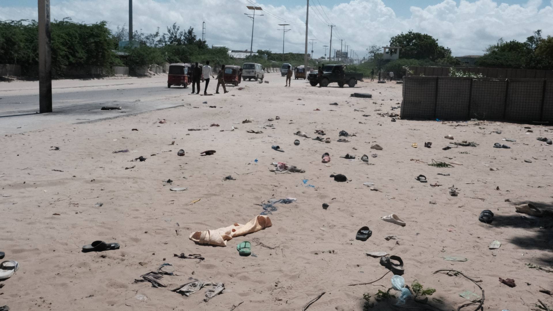 من أثار الهجوم الإرهابي في الصومال