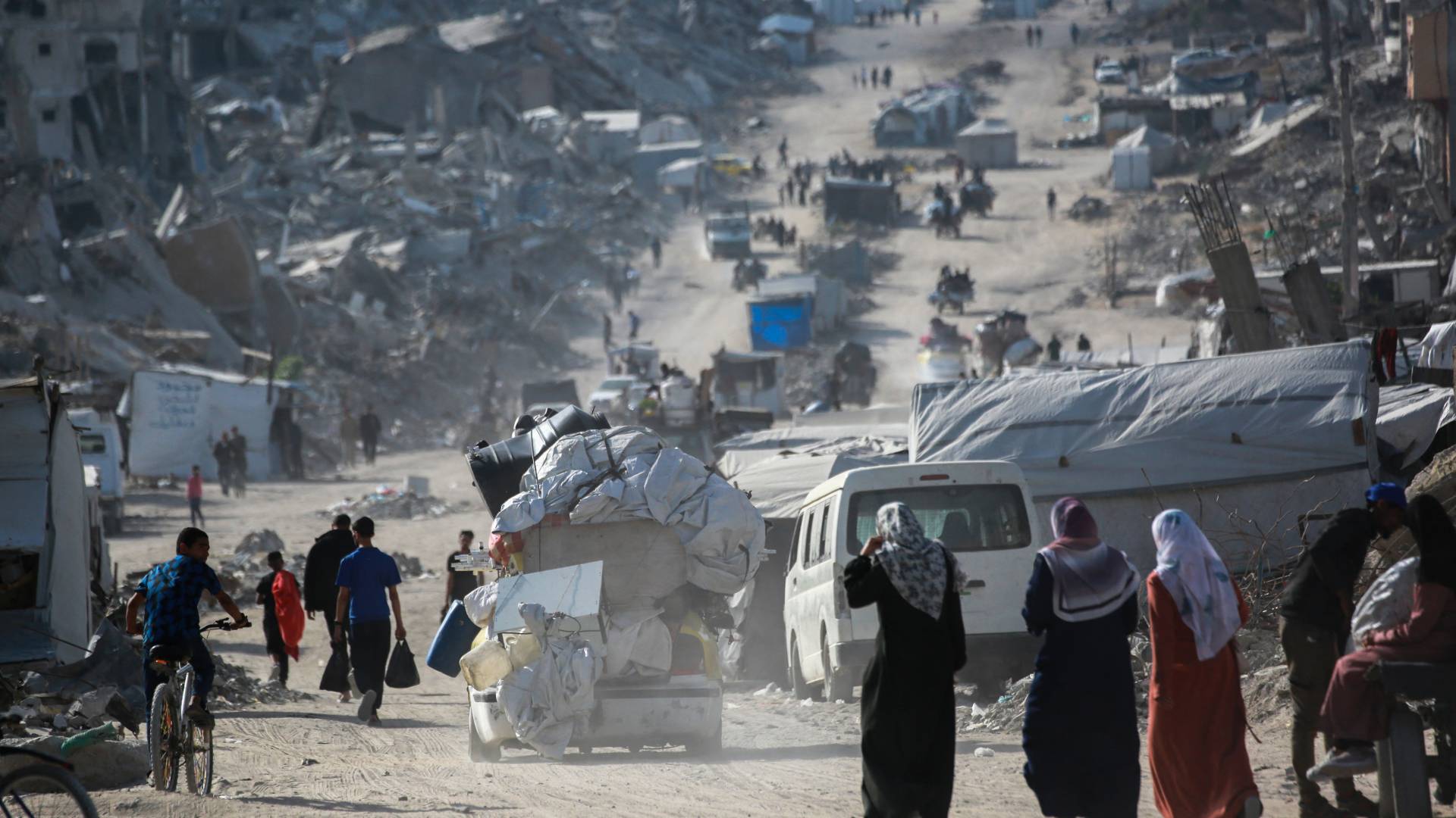 نازحون في غزة