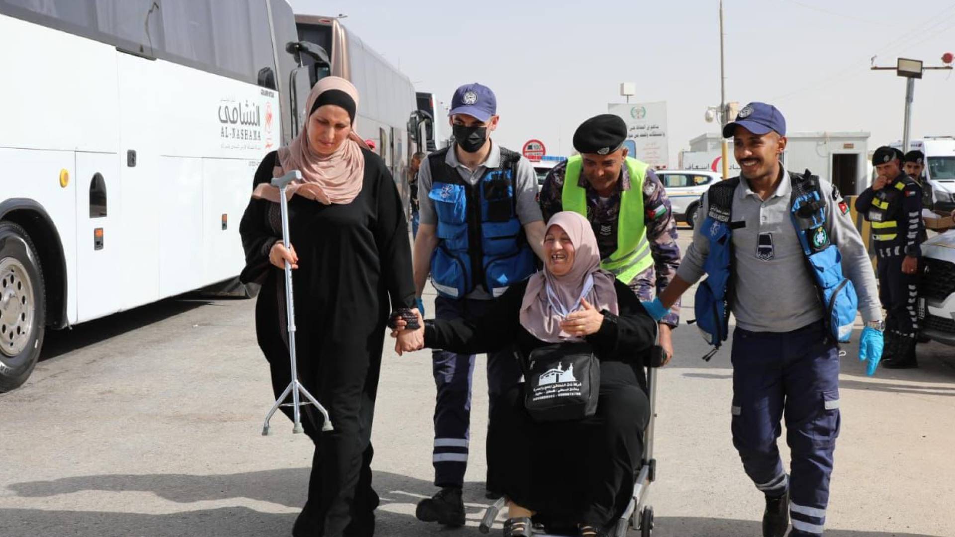 الأمن العام، إجراءات لتيسير عبور الحجاج الفلسطينين والتسهيل عليهم