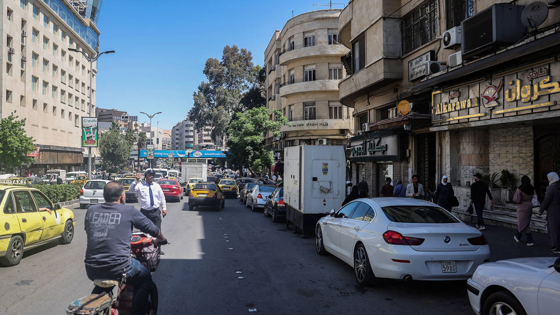 لقطة لأحد الأحياء السورية