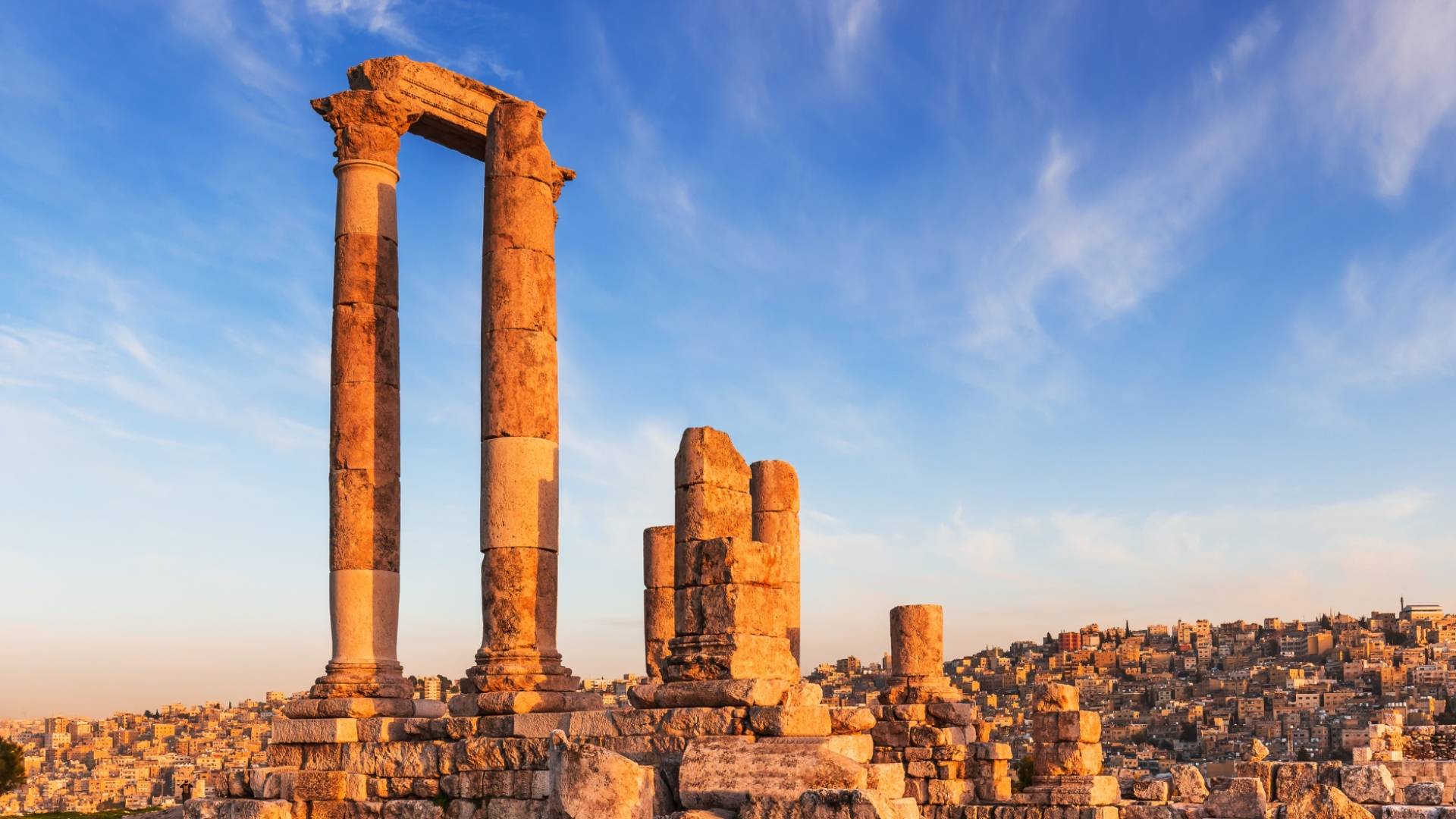 جبل القلعة في العاصمة عمان "أرشيفية"