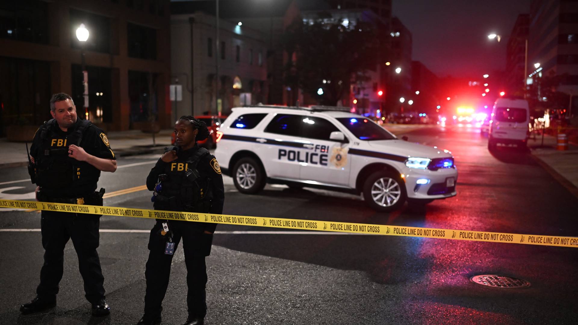 محيط سفارة الاحتلال في واشنطن