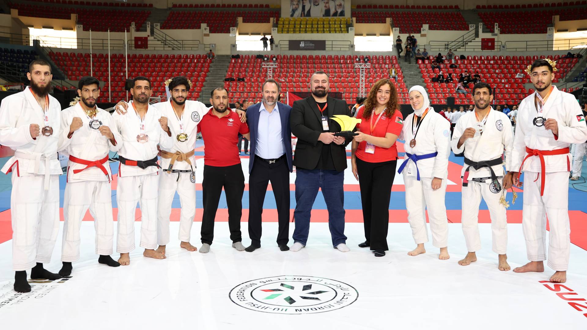 7 ميداليات ملونة للأردن في ثالث أيام بطولة آسيا للجوجيتسو