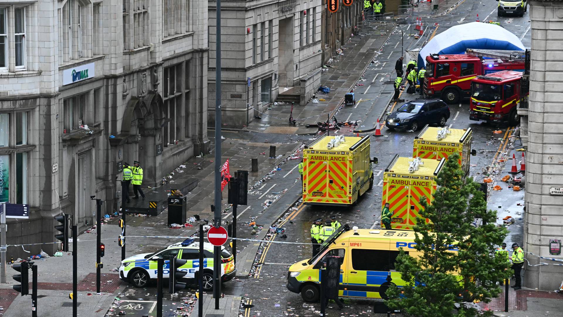 اصابات بحادث دعس في ليفربول