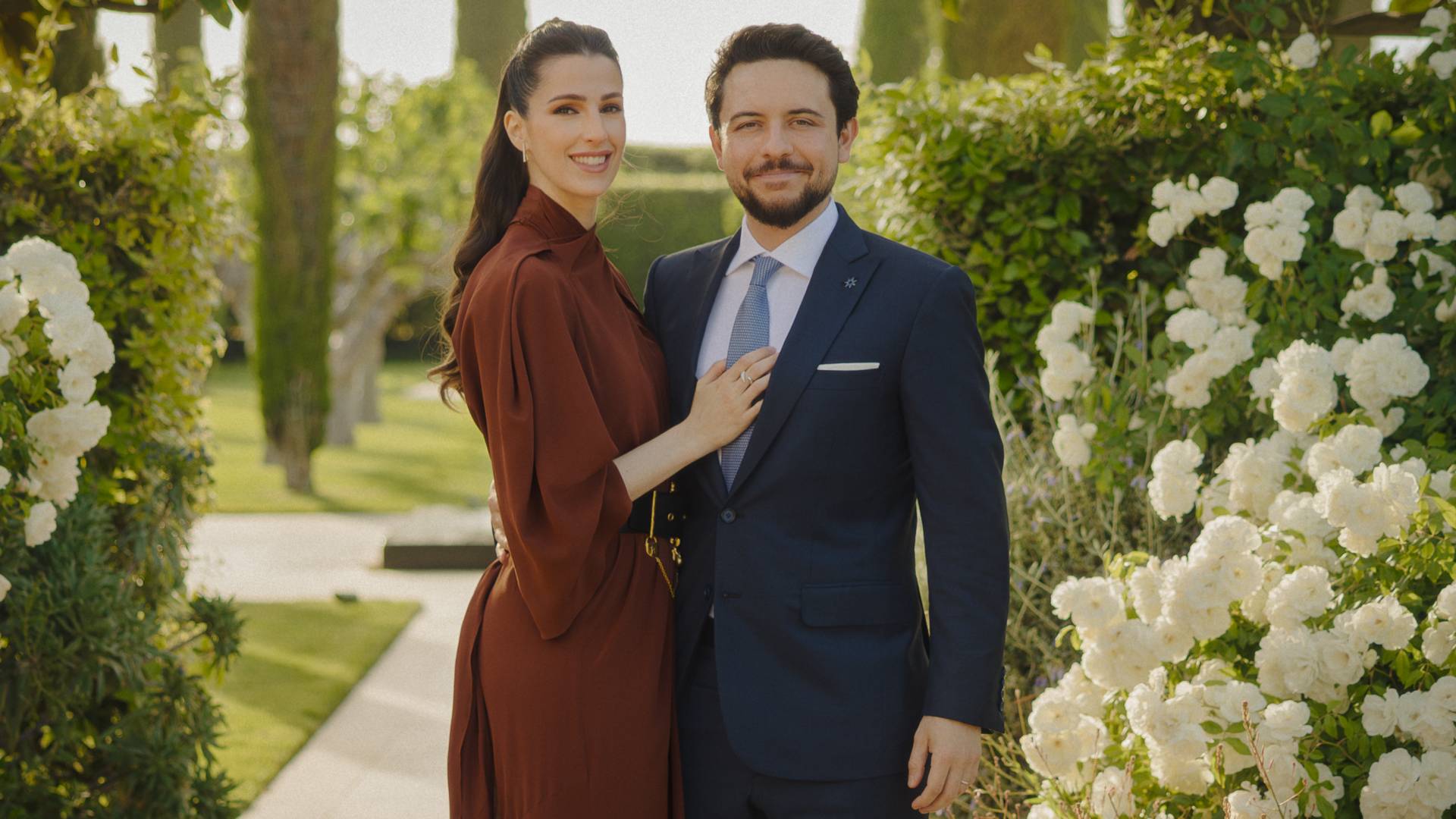 ولي العهد، والأميرة رجوة الحسين