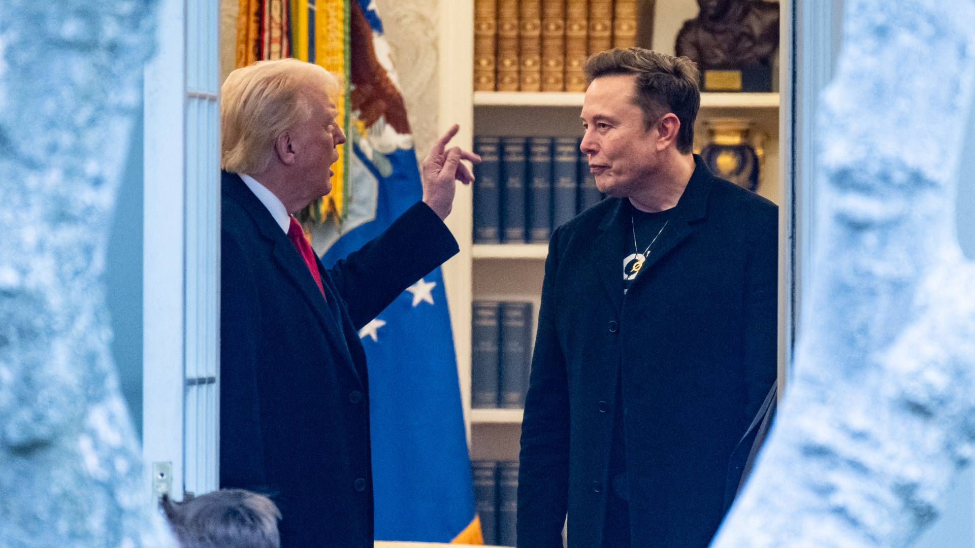 الرئيس الأمريكي دونالد ترمب وإيلون ماسك