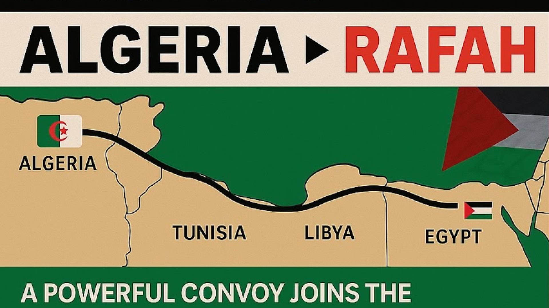 "قافلة الصمود" تنطلق لكسر حصار غزة